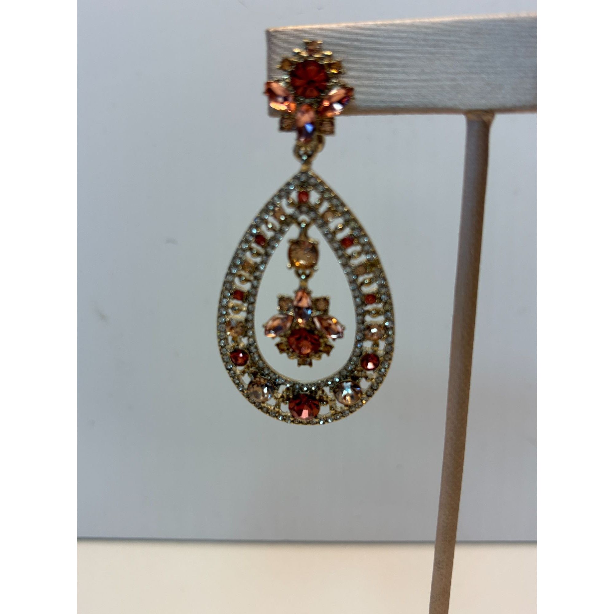 Karl Lagerfeld Karl Lagerfeld Paris Crystal Teardrop Earrings – Holiday Lux Size ONE SIZE - 4 Thumbnail