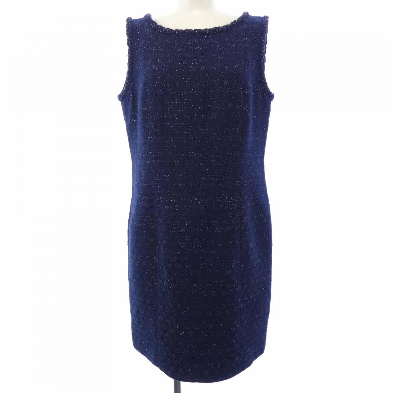 Chanel Chanel Chanel One Piece Dress Textile Dresses P32154V22270 07A DUTY FREE for USA Size ONE SIZE - 1 Thumbnail