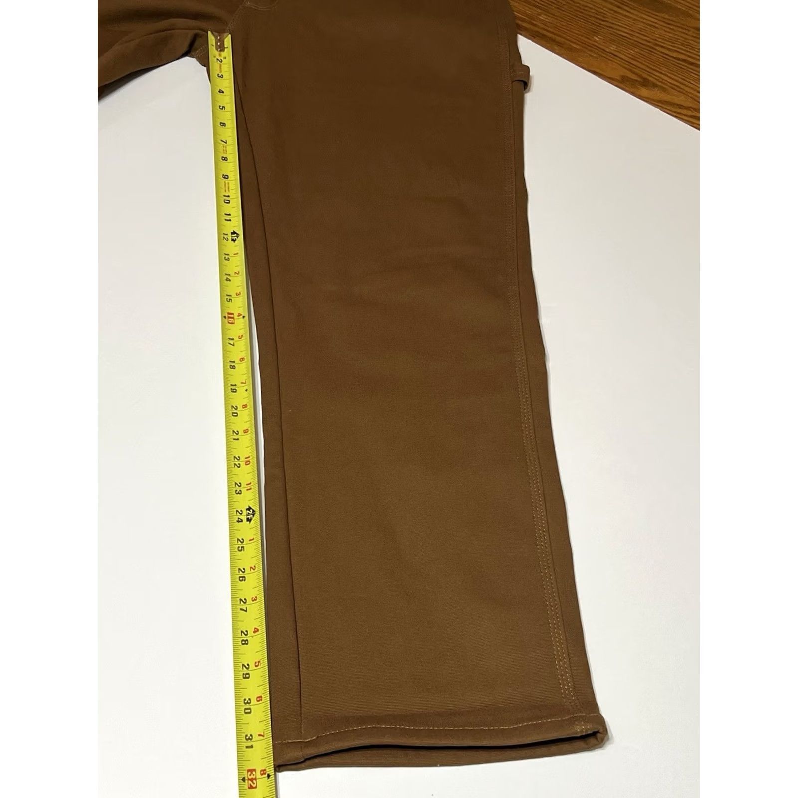 Vintage Berkley Berkley Jensen Carpenter Pants Men 5-Pocket Design Relaxed Cotton Spandex Fleece Lined Brown 38x32 NWT Size US 38 / EU 54 - 5 Thumbnail