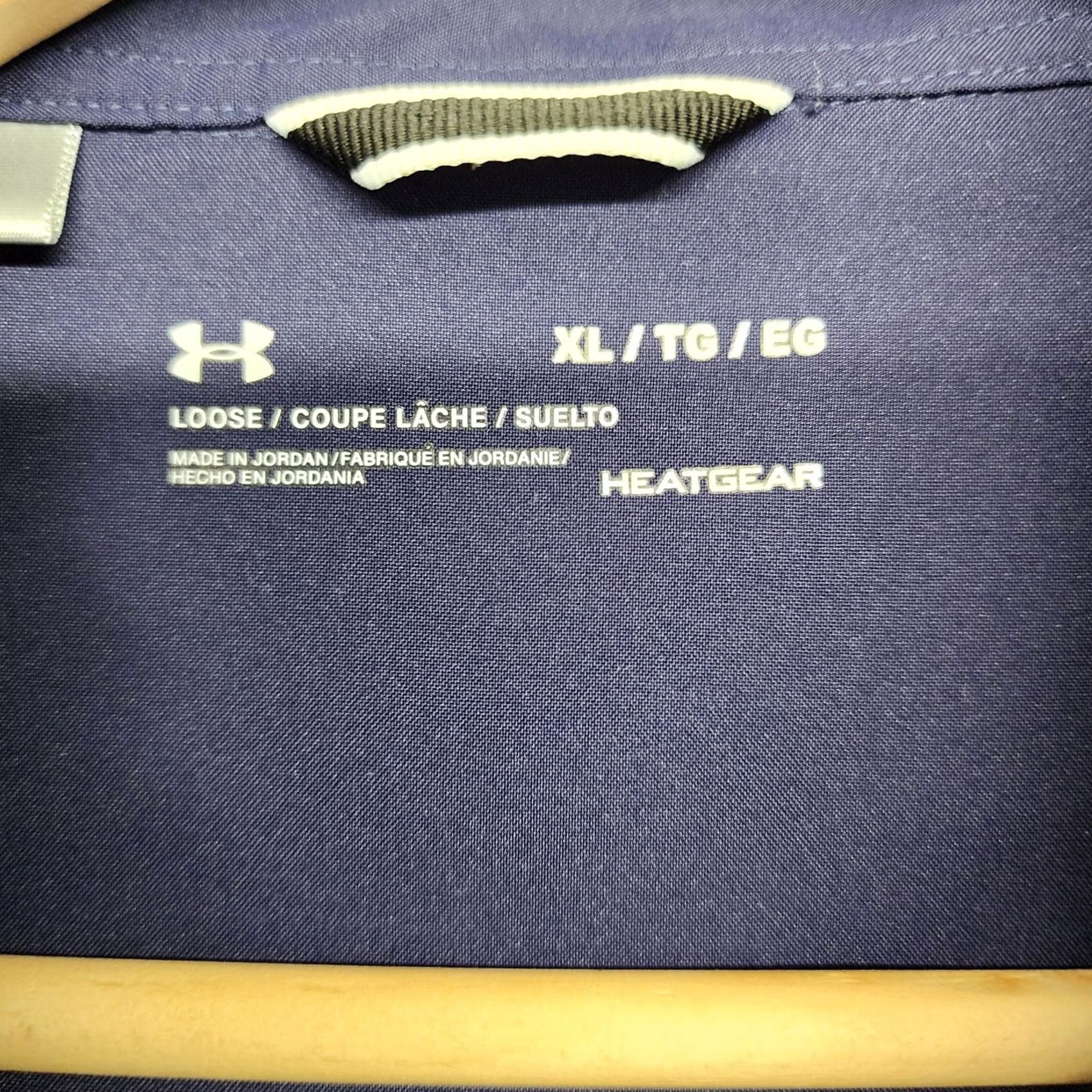 Under Armour Under Armour Shirt Mens XL Short Sleeve Button Up North Ridgeville Ohio Football Blue Size US XL / EU 56 / 4 - 4 Thumbnail