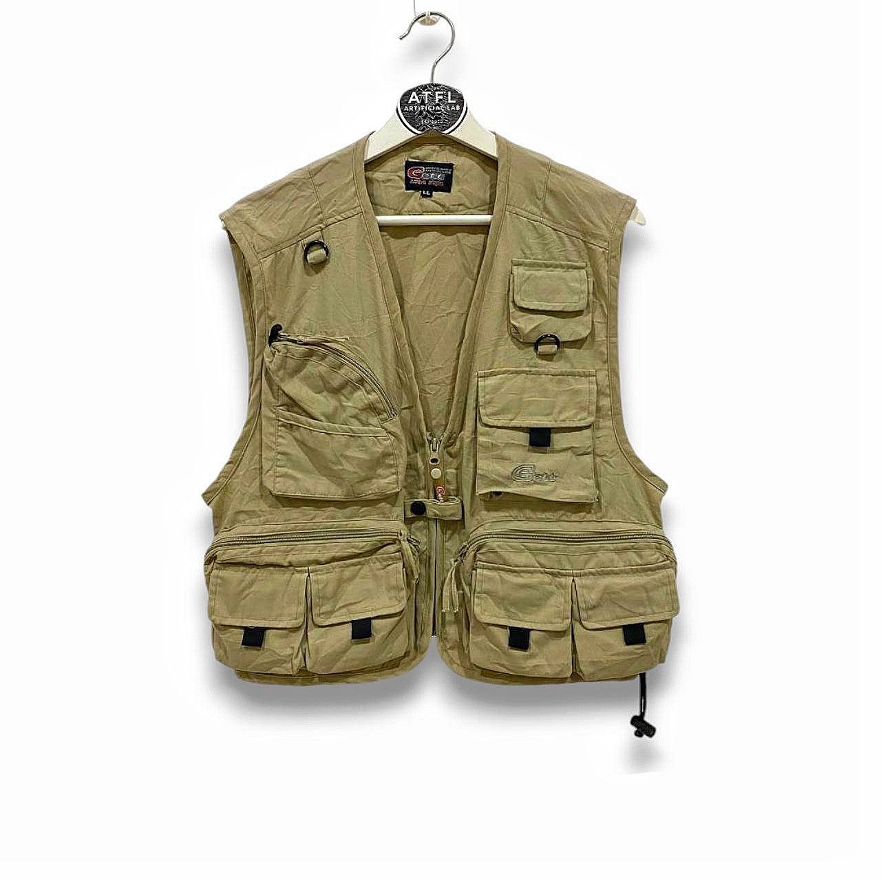 Japanese Brand × Streetwear Vintage 90s Gett Fishing Vest