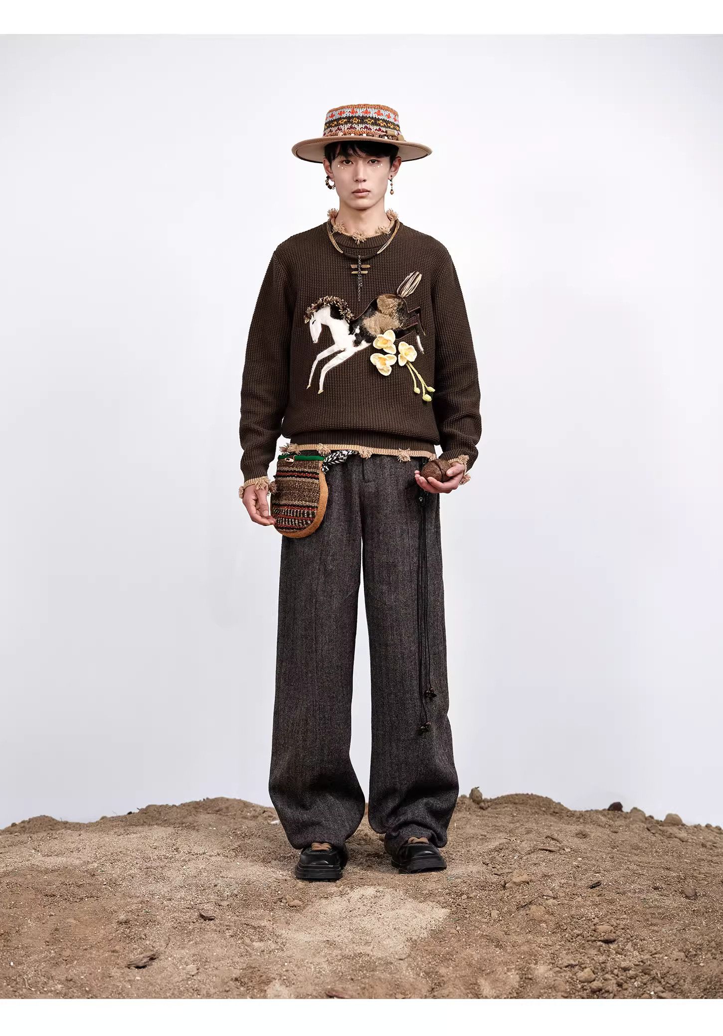 Other Valley youth Knit Sweater style similar to Loewe Gucci Size US L / EU 52-54 / 3 - 3 Thumbnail