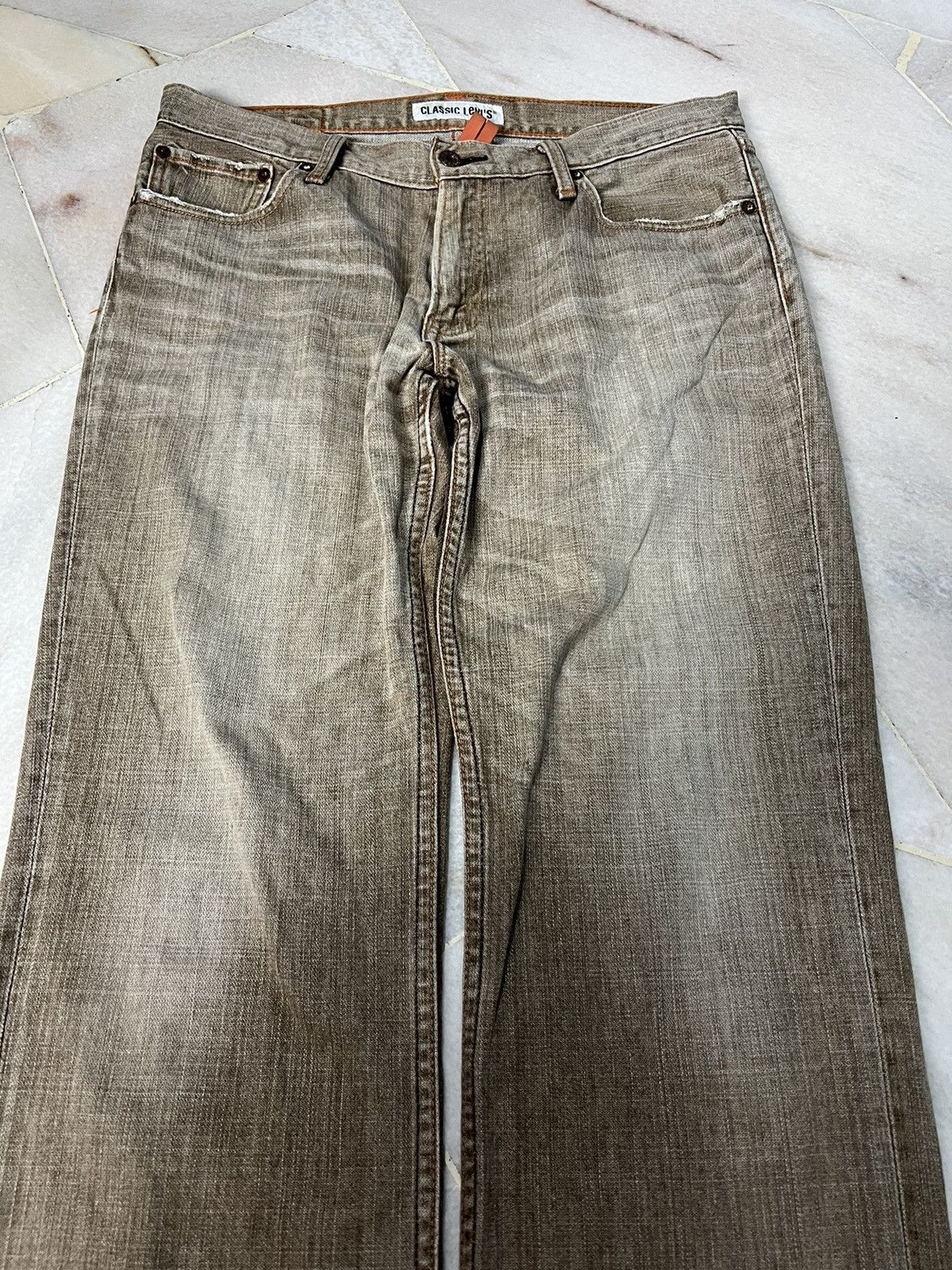 Levi's 💥BAGGY💥VINTAGE LEVIS 502 BROWN JEANS VERY RARE Size US 33 - 5 Thumbnail