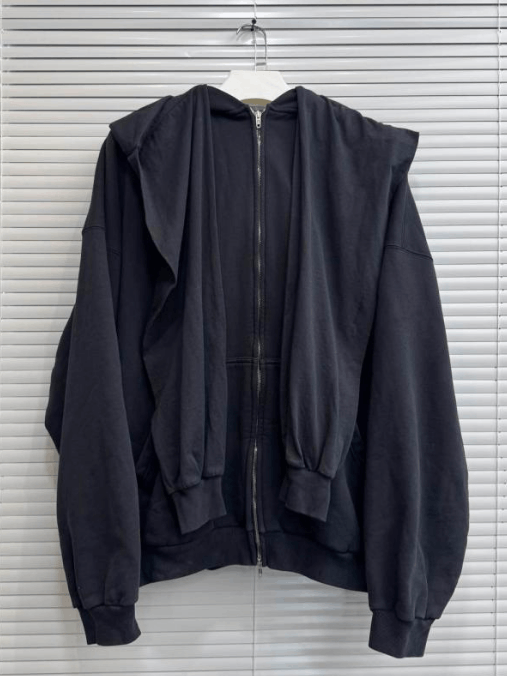 Balenciaga Balenciaga Long-Sleeve Full-Zip Hooded Jacket 3M Size US L / EU 52-54 / 3 - 1 Thumbnail