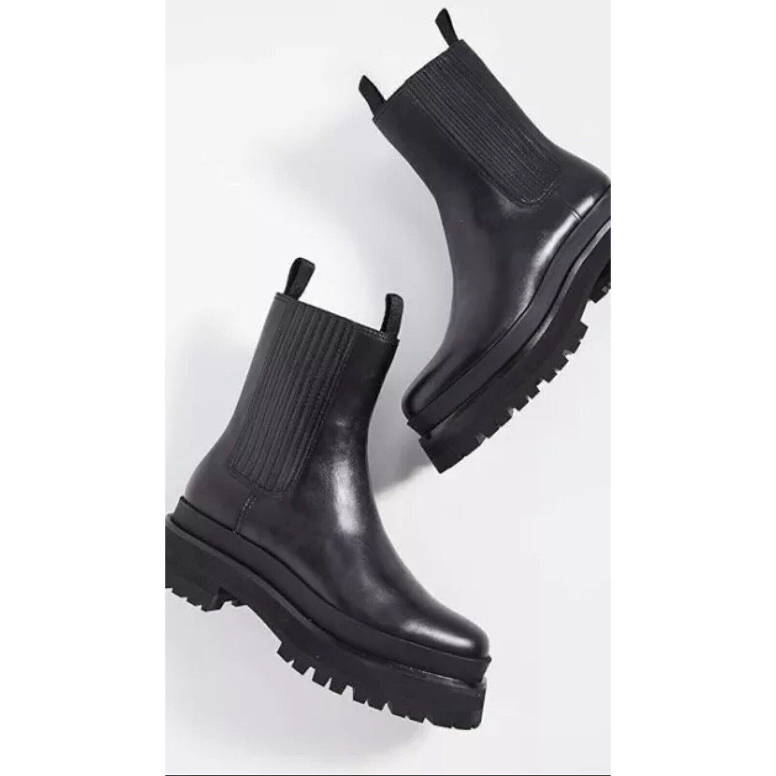Loeffler Randall Loeffler Randall Women's Toni Lug Sole Platform Boots, 39.5 Size US 9 / IT 39 - 5 Thumbnail