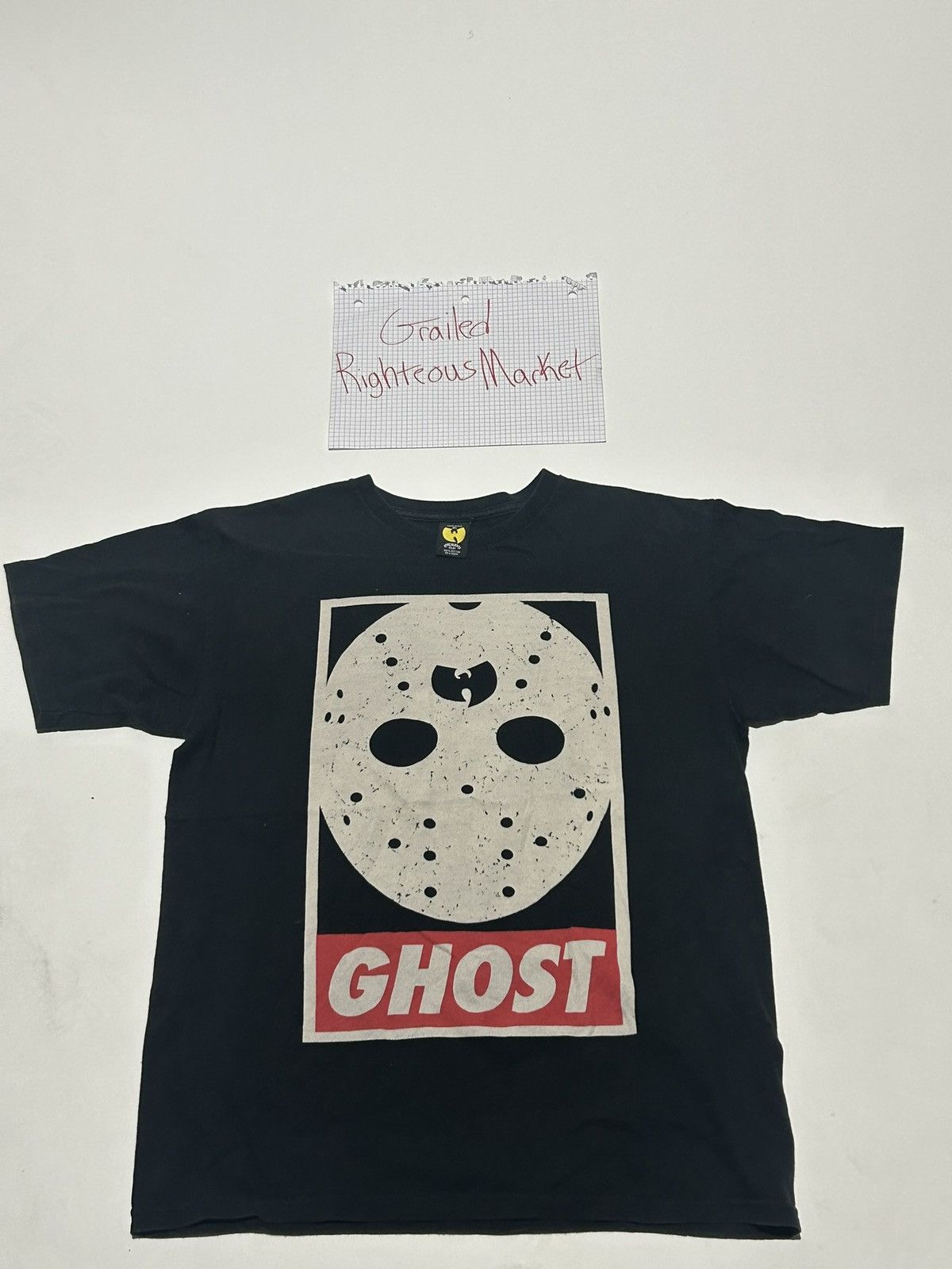 Vintage Vintage Wu Wear Ghostface Killah Jason Mask Tee Size US M / EU 48-50 / 2 - 2 Thumbnail