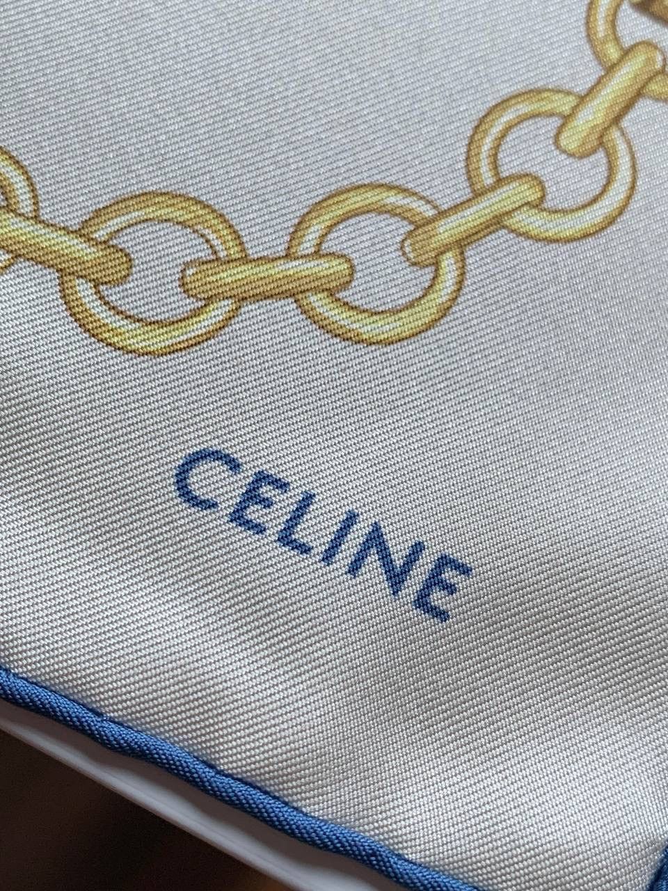 Celine CELINE BANDANA TRIOMPHE IN HERITAGE SILK TWILL NEW Size ONE SIZE - 12 Thumbnail