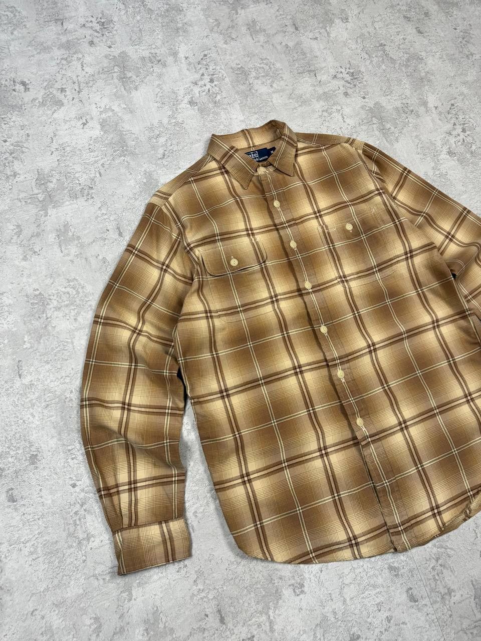 Polo Ralph Lauren Vintage Polo Ralph Lauren Flannel Shirt Button Ups Travis Size US M / EU 48-50 / 2 - 2 Thumbnail