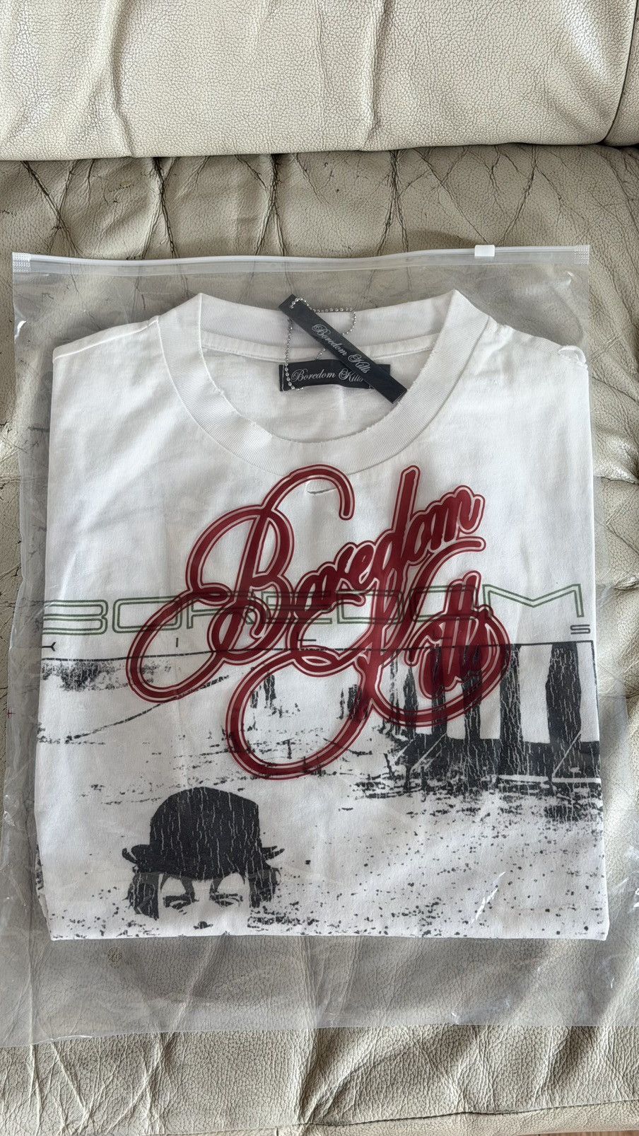 Other BOREDOM KILLS PURPOSE TEE - CREAM Size US L / EU 52-54 / 3 - 1 Thumbnail