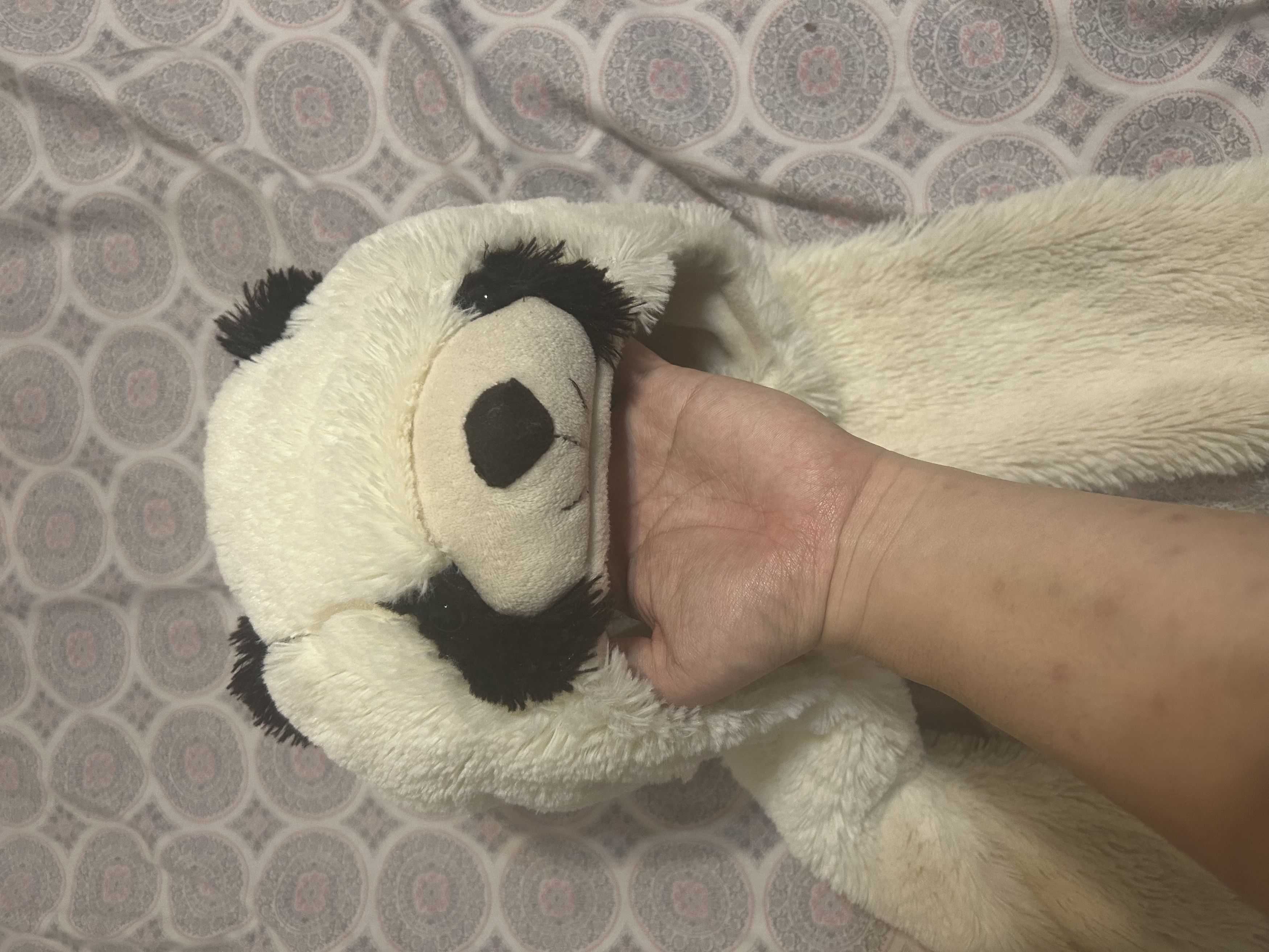 Other Panda Hat with connected paw hands Size ONE SIZE - 3 Thumbnail