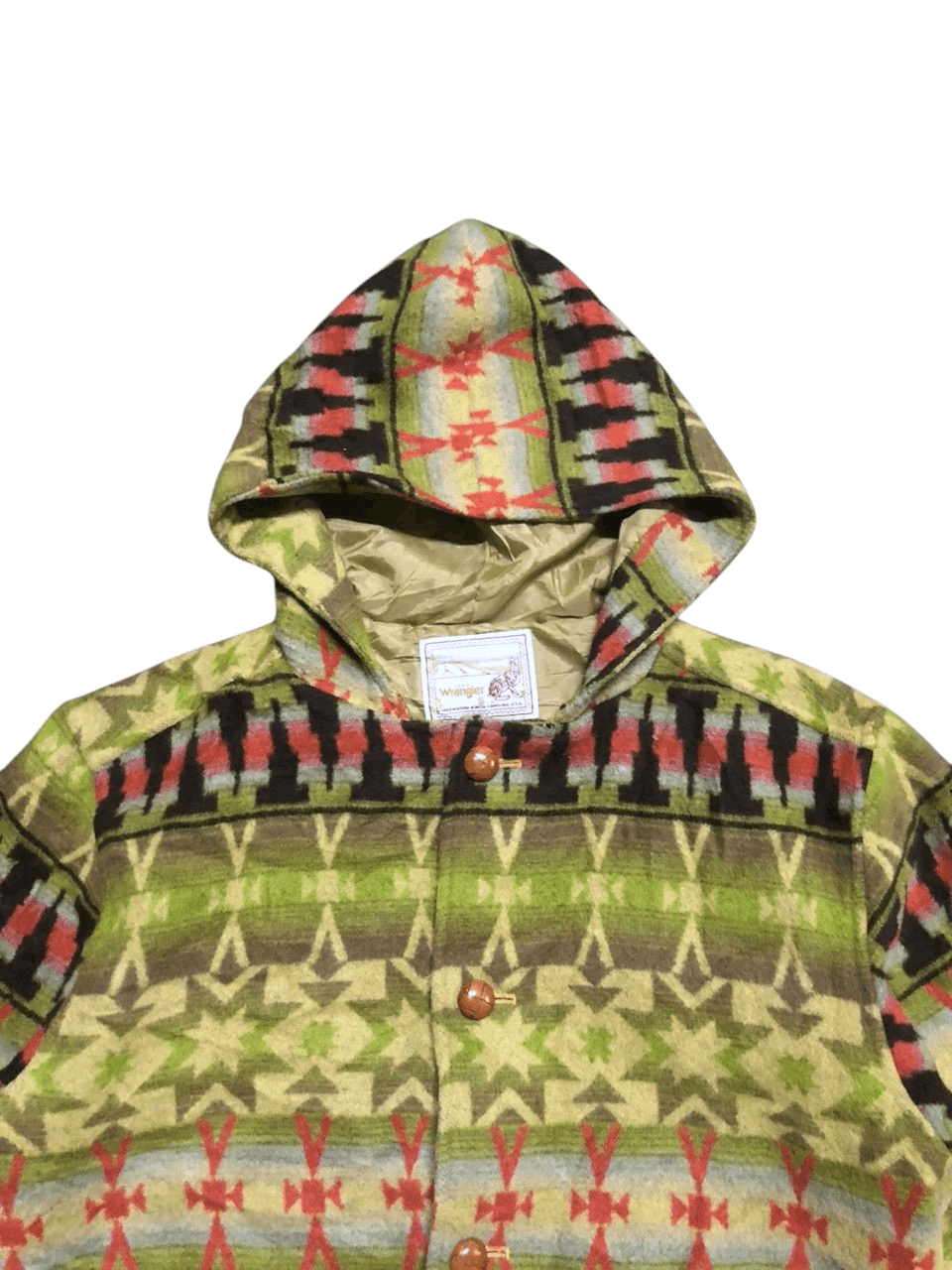 Wrangler Vintage Wrangler Lady Native Navajo Wool Jacket Hooded Size L / US 10 / IT 46 - 4 Thumbnail