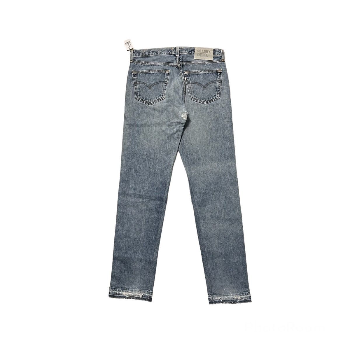 Gallery Dept. New Gallery Dept. Distressed Patchwork Straight Fit Jeans Size US 31 - 2 Thumbnail
