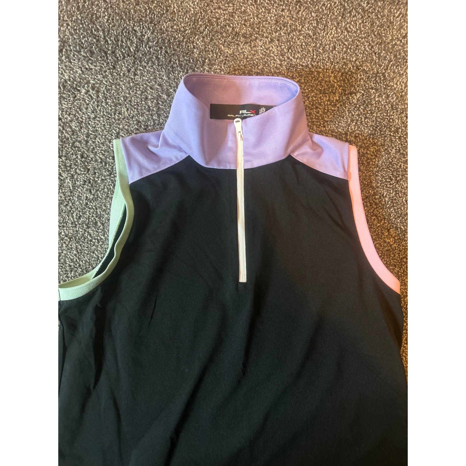 RLX Ralph Lauren Rlx ralph Lauren multi color golf sleeveless shirt size S Size S / US 4 / IT 40 - 2 Thumbnail