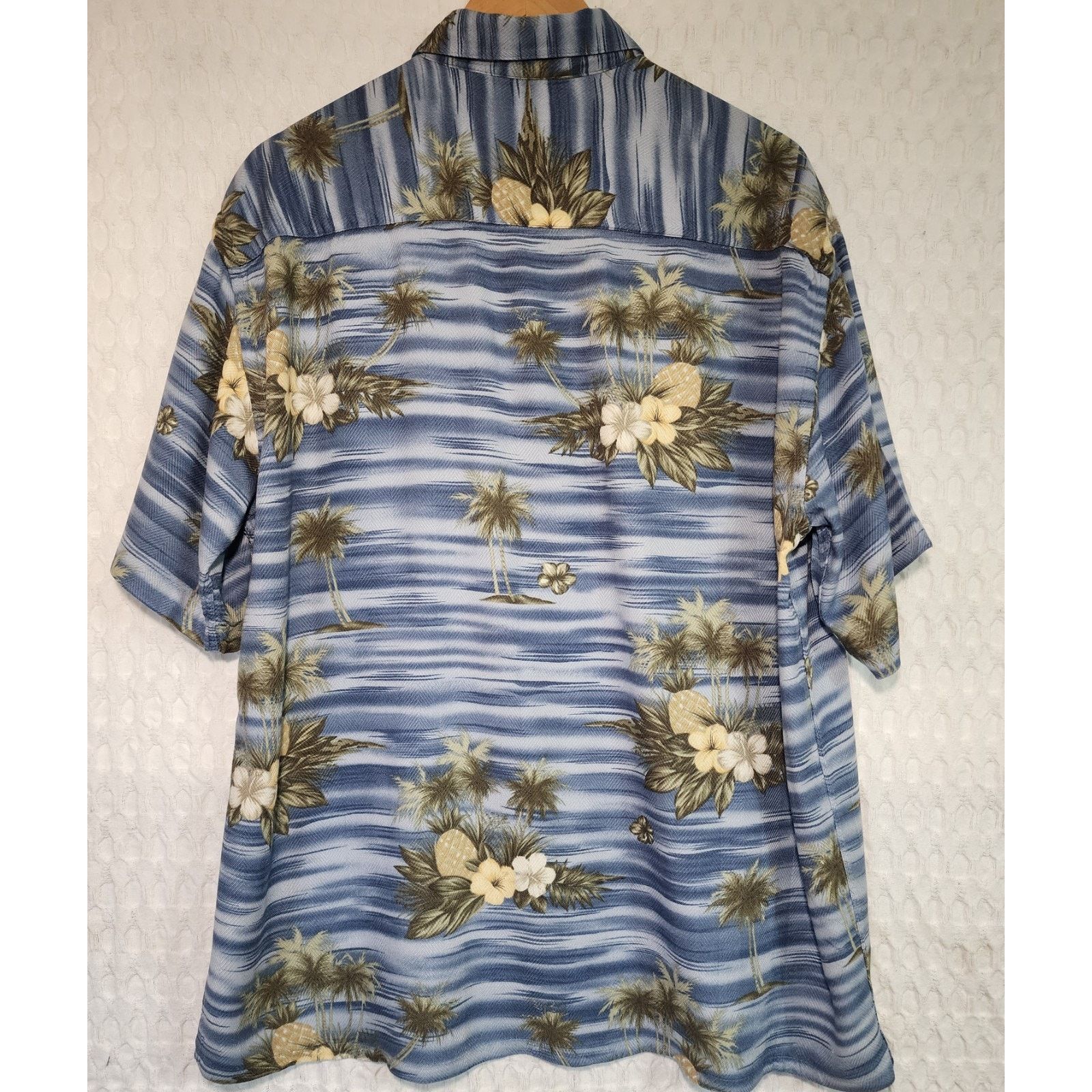 Campia Moda Campia Moda Mens L Hawaiian Shirt Pineapple Blue Floral Size US L / EU 52-54 / 3 - 2 Thumbnail