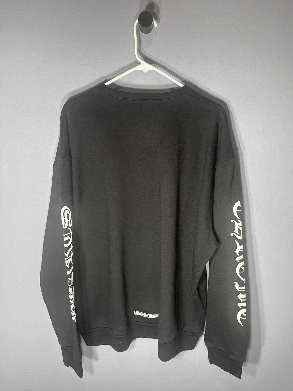 Chrome Hearts Chrome hearts black neck logo crewneck Size US XL / EU 56 / 4 - 2 Thumbnail