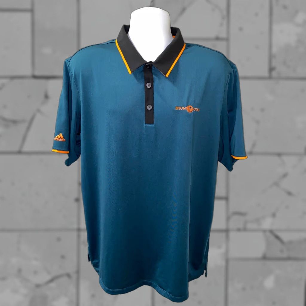 Adidas Adidas Climacool Polo Shirt Mens XL Green Short Sleeve Golf Polo Shirt Size US XL / EU 56 / 4 - 1 Thumbnail