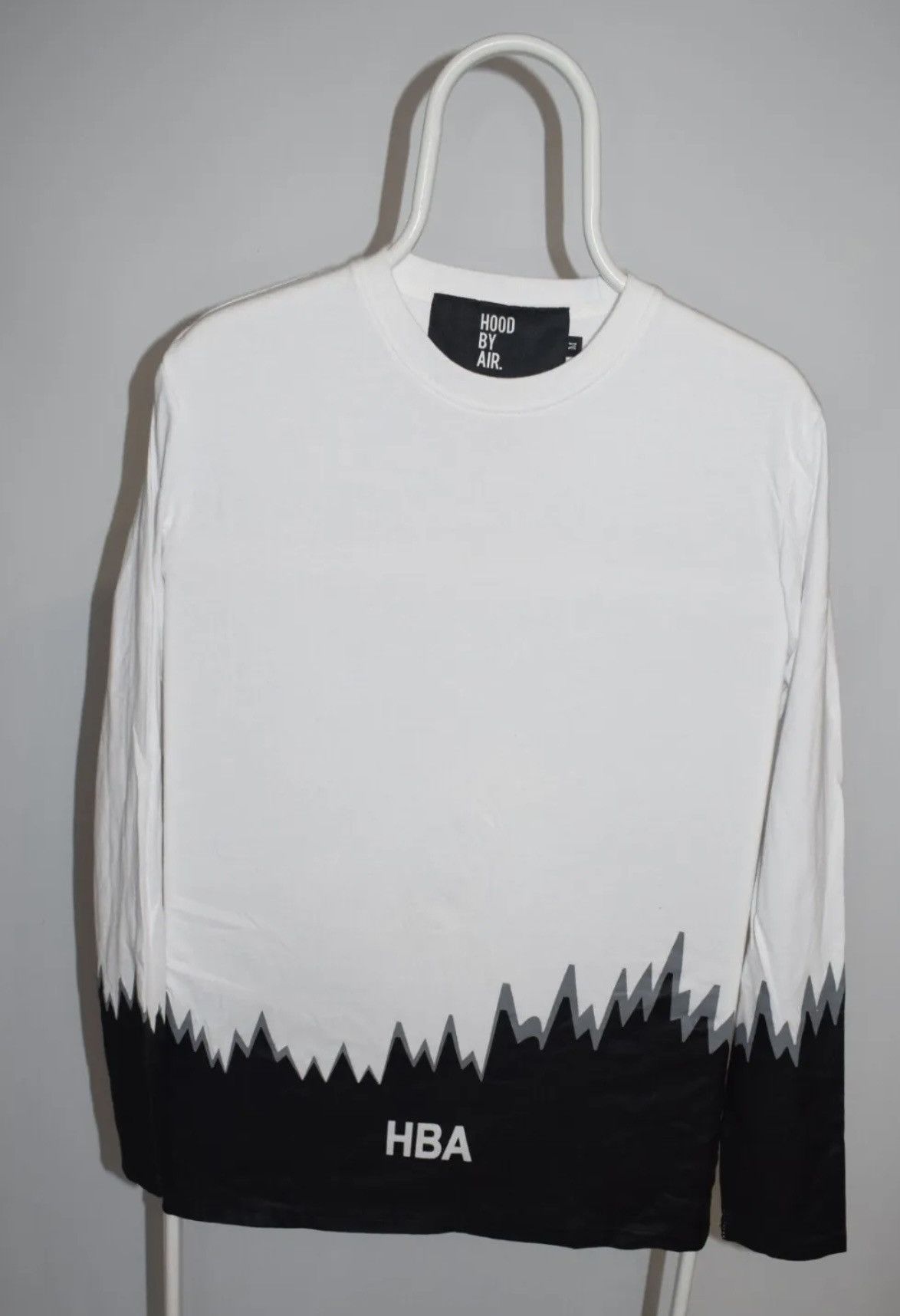image of Hood By Air HBA Spike Shirt Men's Size M Longsleeve White