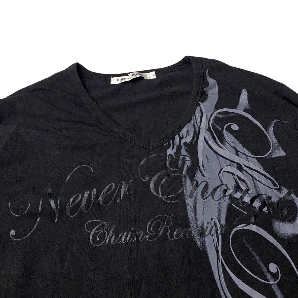 If Six Was Nine 2000's Primal Point Skull Poem Tattoo Longsleeve Size US S / EU 44-46 / 1 - 5 Thumbnail