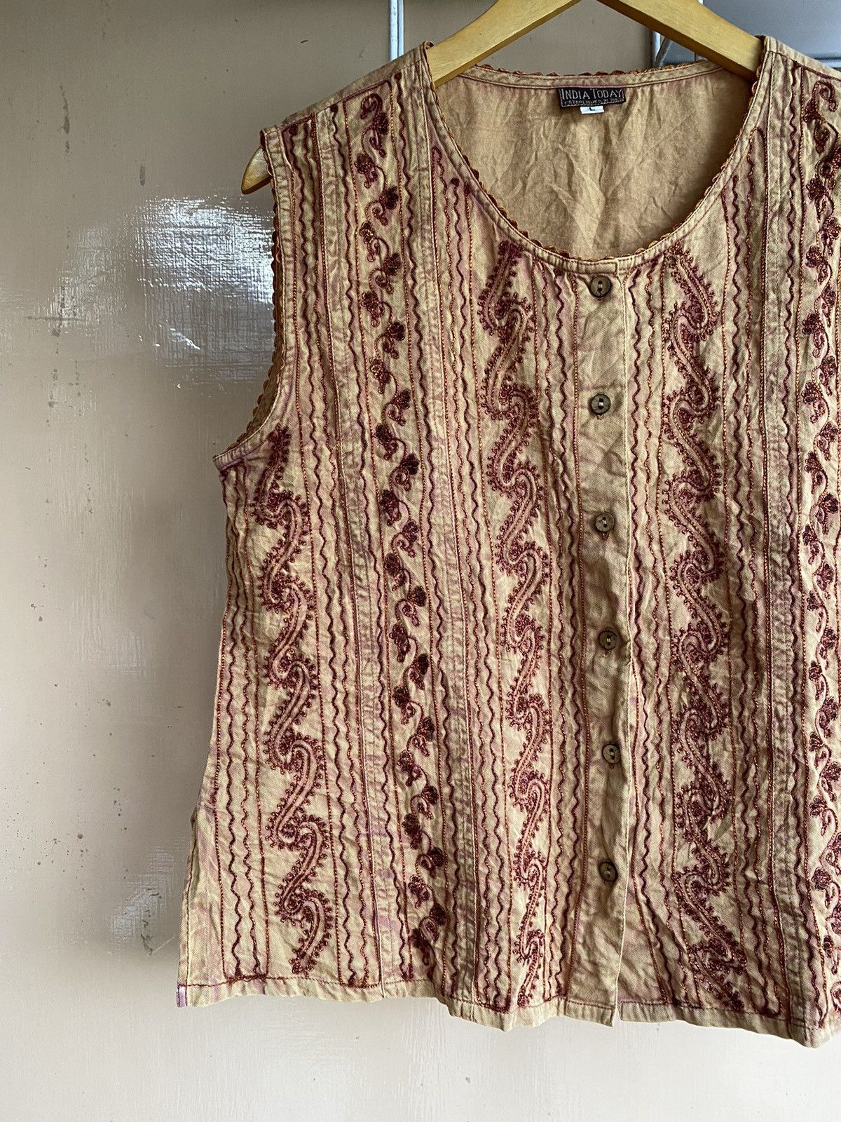 If Six Was Nine Japanese Indian Styled Top Ifsixwasnine Lgb AA0030 Size US L / EU 52-54 / 3 - 3 Thumbnail