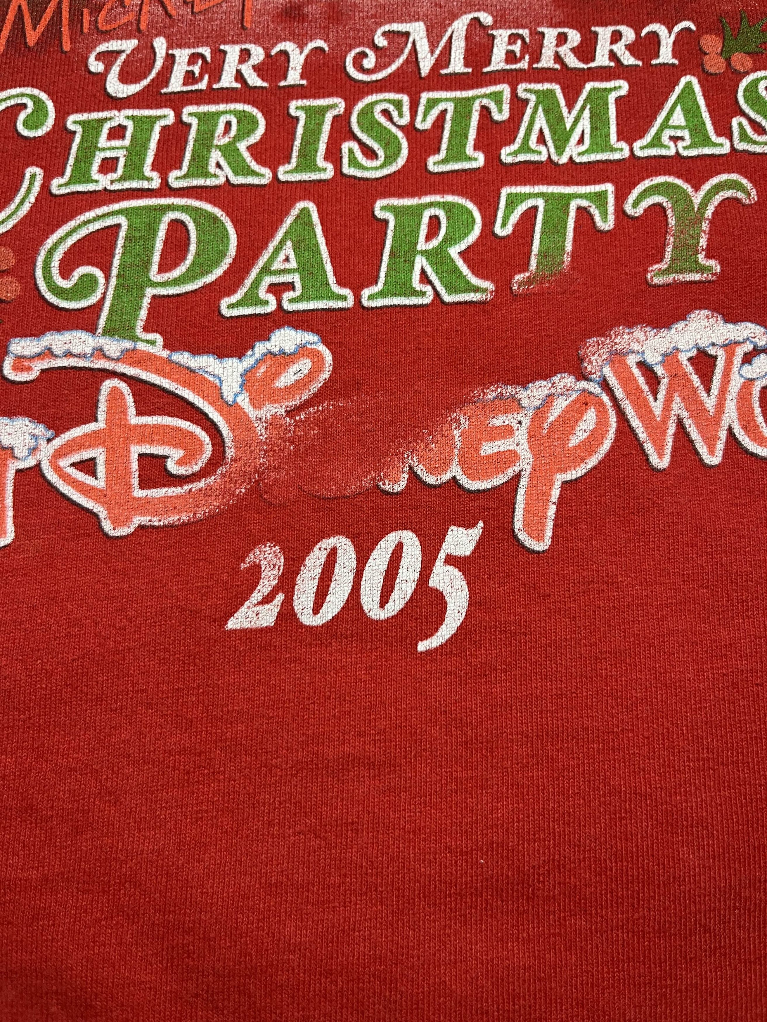 Disney × Mickey Mouse × Vintage Y2K Walt Disney World Very Merry Christmas Party 2005 Size US L / EU 52-54 / 3 - 4 Thumbnail