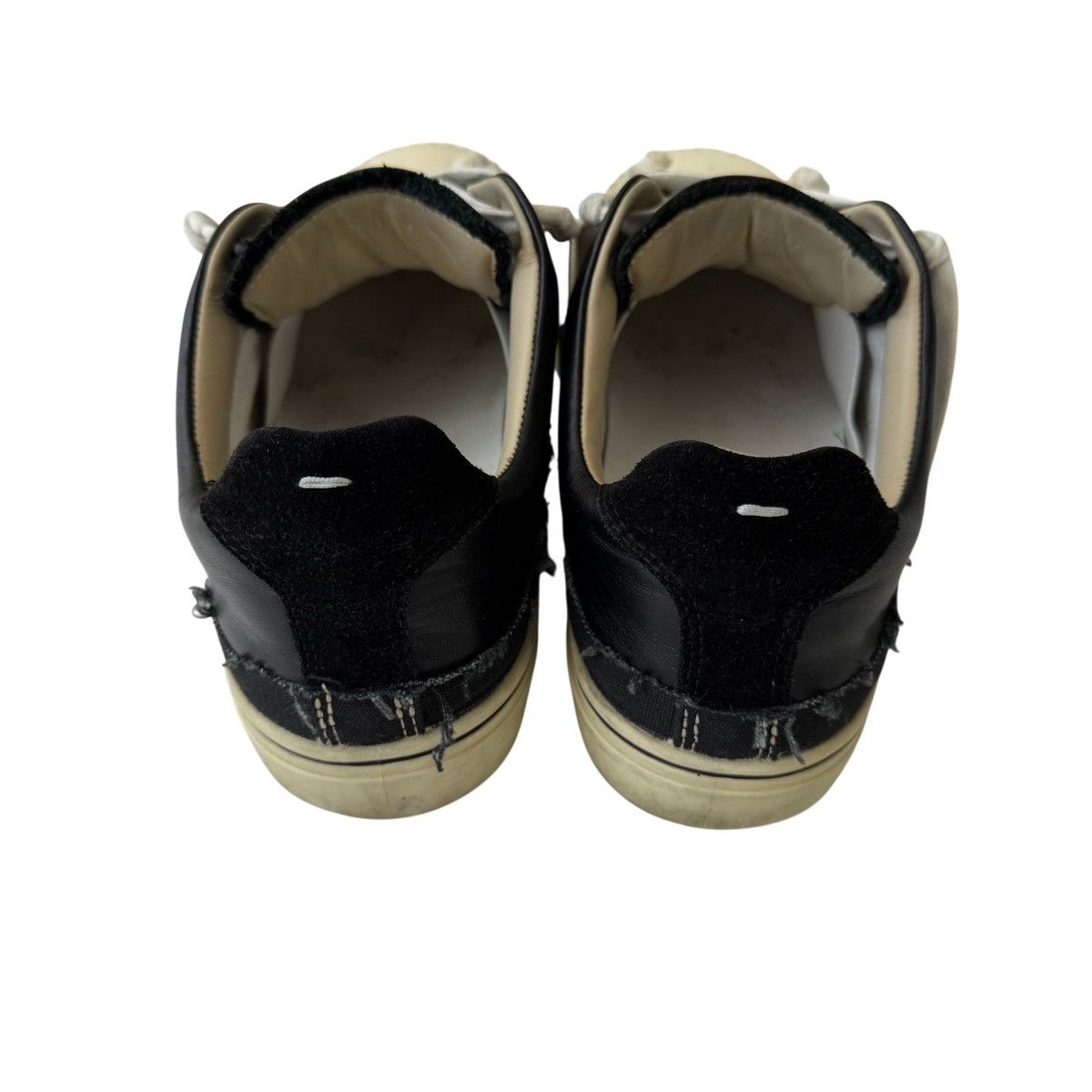 Maison Margiela Maison Margiela New Evolution Hybrid Sneakers Black Leather Size US 9 / EU 42 - 4 Thumbnail
