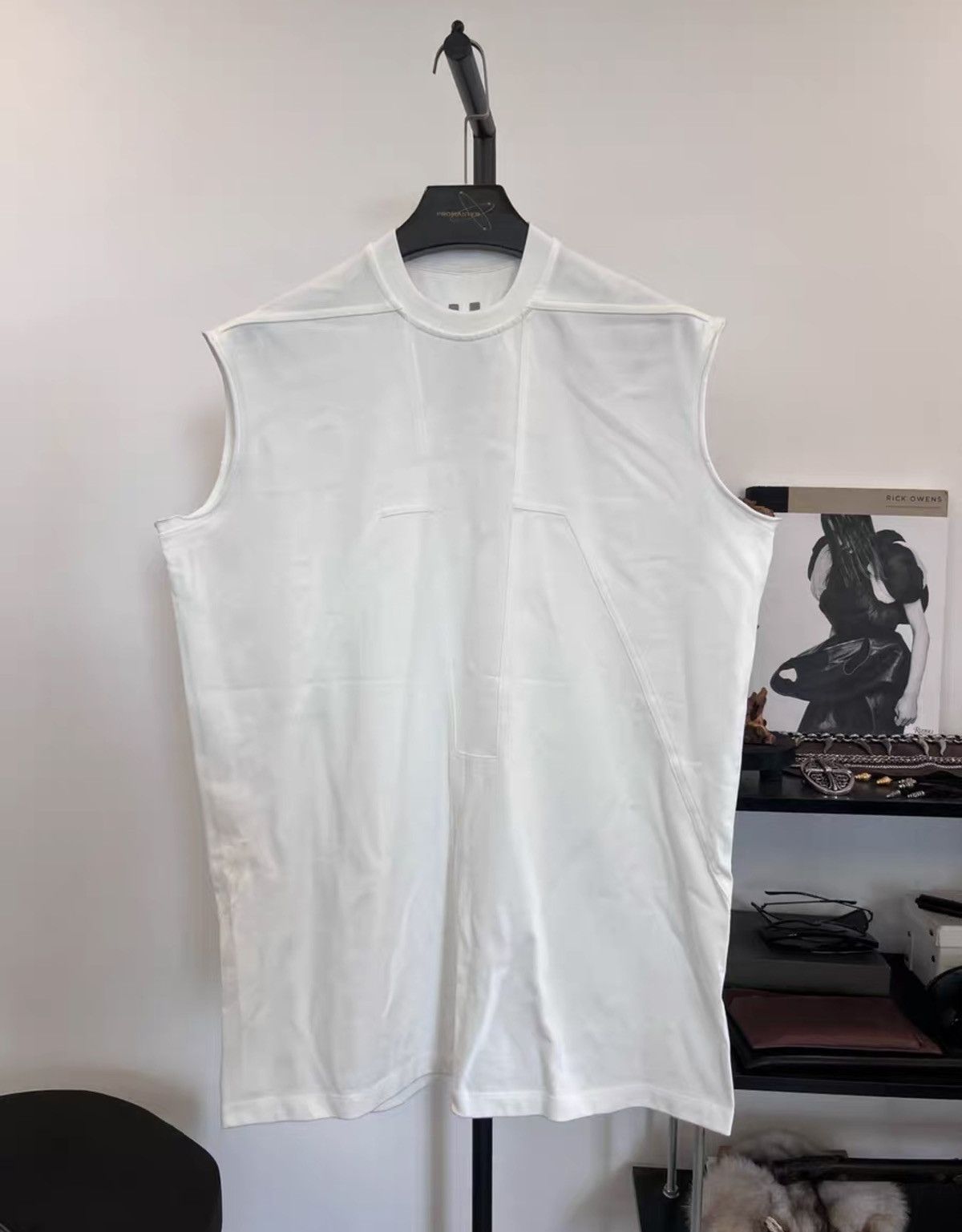 Rick Owens Rick Owens Mainline Oversized Cotton Vest Size US XS / EU 42 / 0 - 1 Thumbnail
