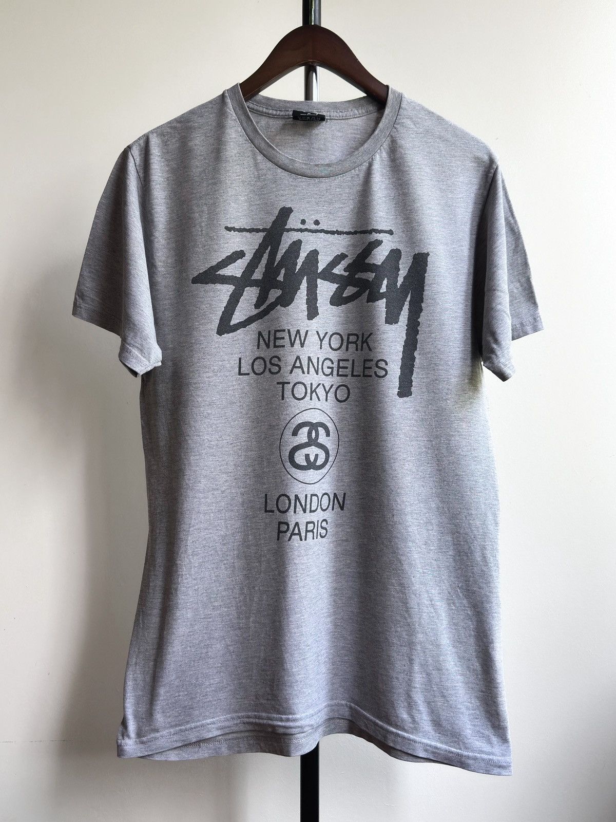 Stussy STUSSY WORLD TOUR TEE Size US M / EU 48-50 / 2 - 1 Thumbnail