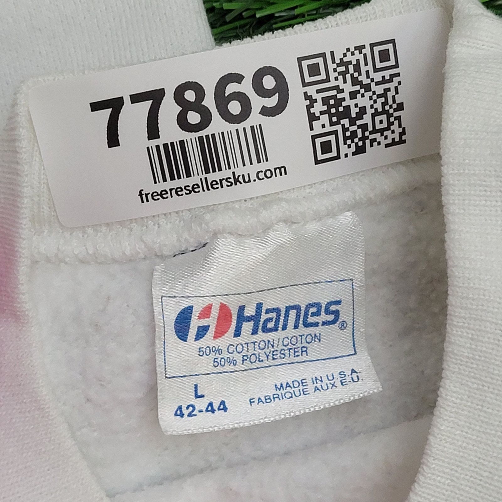 Hanes Vintage 1991 Comics and DA-Kind Sweatshirt Large 21x24 White Size US L / EU 52-54 / 3 - 11 Thumbnail