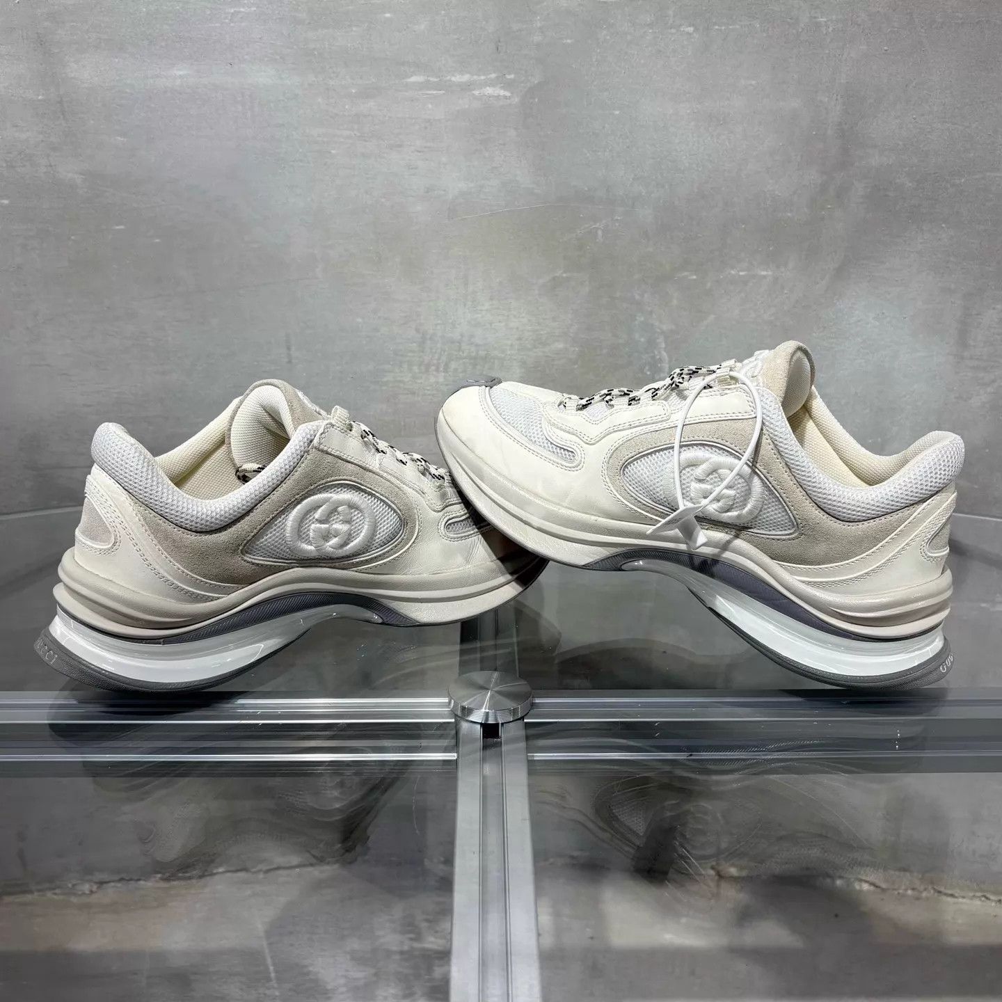 Gucci Gucci women's white sneakers 37 Size US 6 / IT 36 - 5 Thumbnail