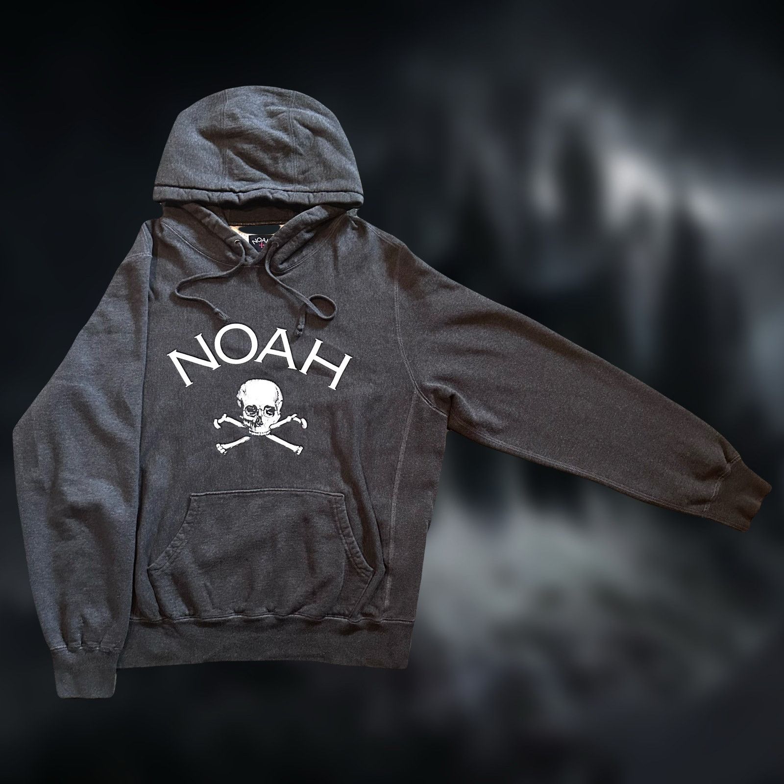 NOAH スカルプリント パーカー グレー Noah Skull Hoodie Jolly Roger | Grailed