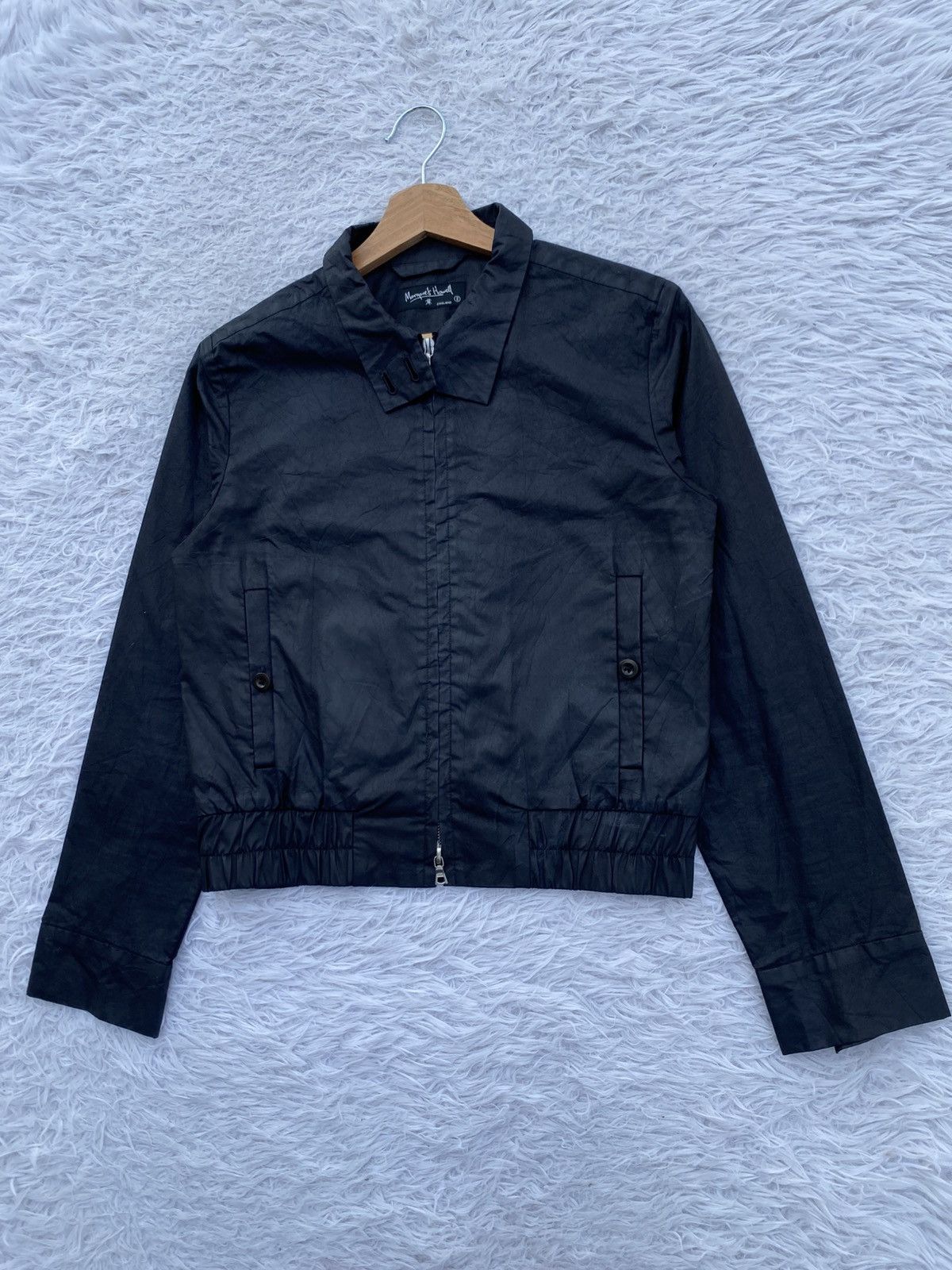 Margaret Howell Rare Vintage Margaret Howell Black Designs Women Jacket Size S / US 4 / IT 40 - 3 Thumbnail