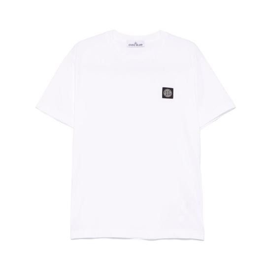 Stone Island STONE ISLAND Men T-Shirts 152100039 S0013 V0001 WHITE Size US XXL / EU 58 / 5 - 1 Thumbnail