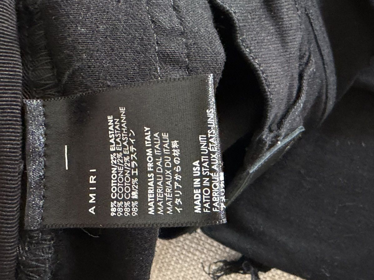 Amiri Amiri MX1 Patch Jean Black Size US 32 / EU 48 - 7 Thumbnail