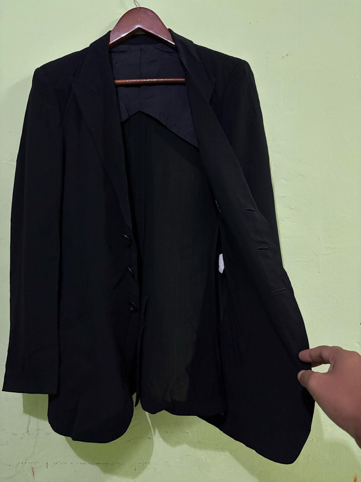 Y's × Yohji Yamamoto Yohji Yamamoto Y’s Rayon Jacket Design Rare Black Fashion Size US M / EU 48-50 / 2 - 5 Thumbnail