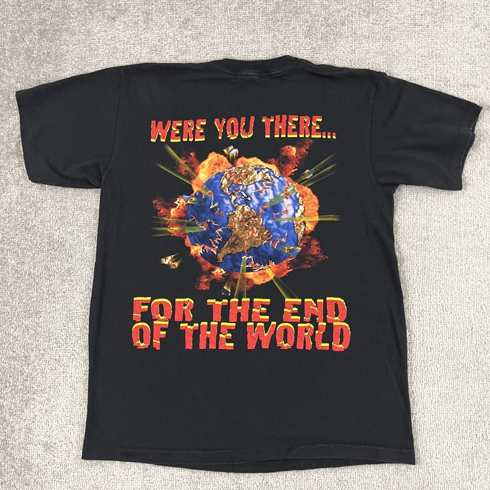 Vintage VINTAGE Kiss Shirt Mens L Graphic Tee Black Alive Worldwide 1996 1997 Concert Tour USA 90s Mens Size US L / EU 52-54 / 3 - 2 Thumbnail