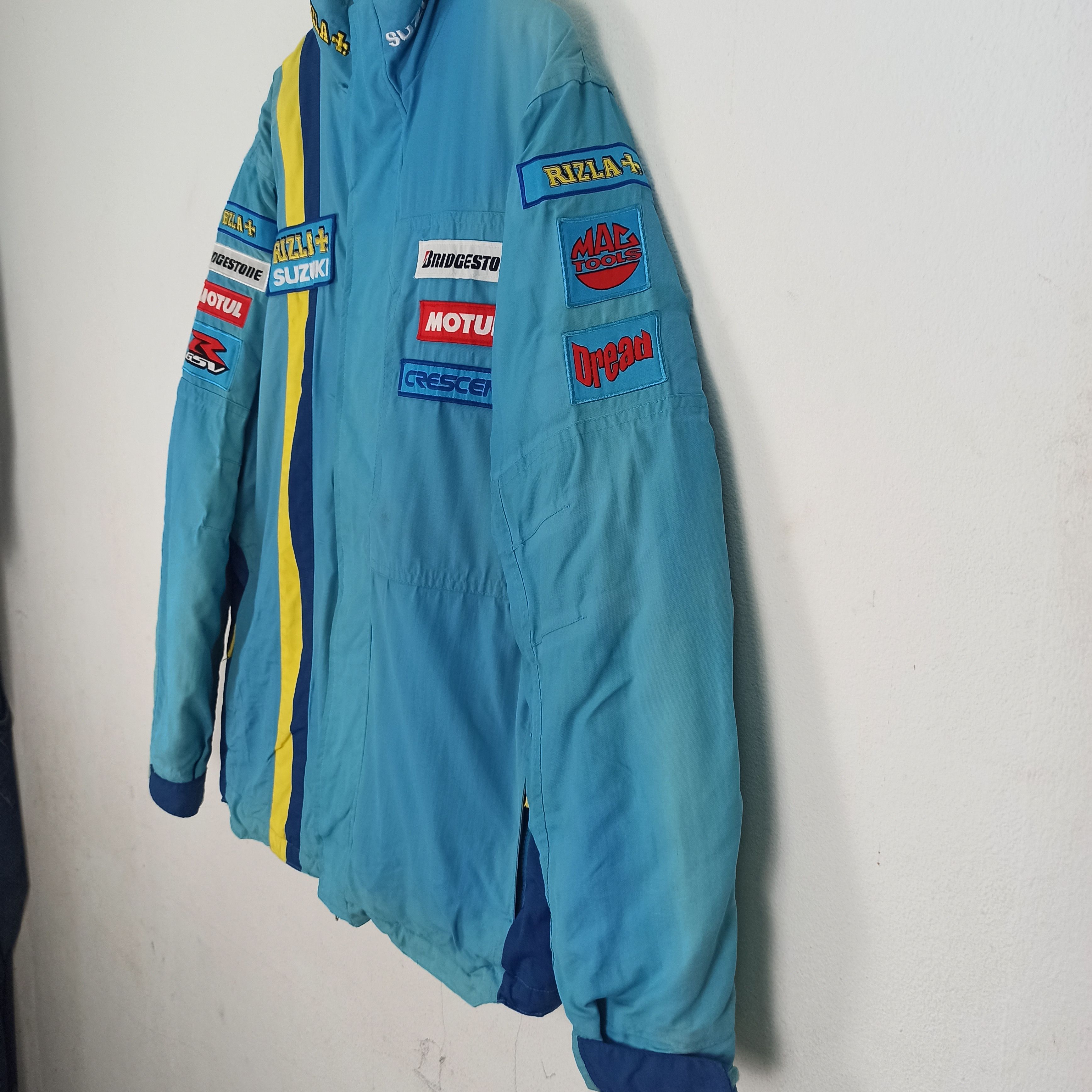 Indian Motorcycle Rare Sun Faded Suzuki Rizla Racer Jacket Motorcycle Size US S / EU 44-46 / 1 - 3 Thumbnail