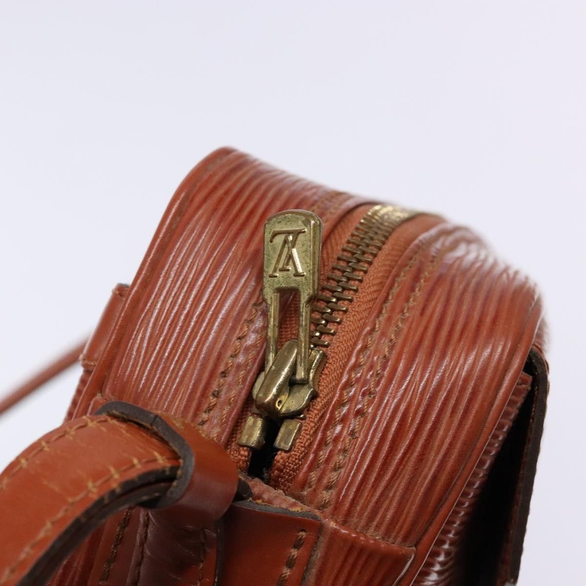 Louis Vuitton LOUIS VUITTON Epi Jeune Fillemm Shoulder Bag Brown M52153 Size ONE SIZE - 9 Thumbnail