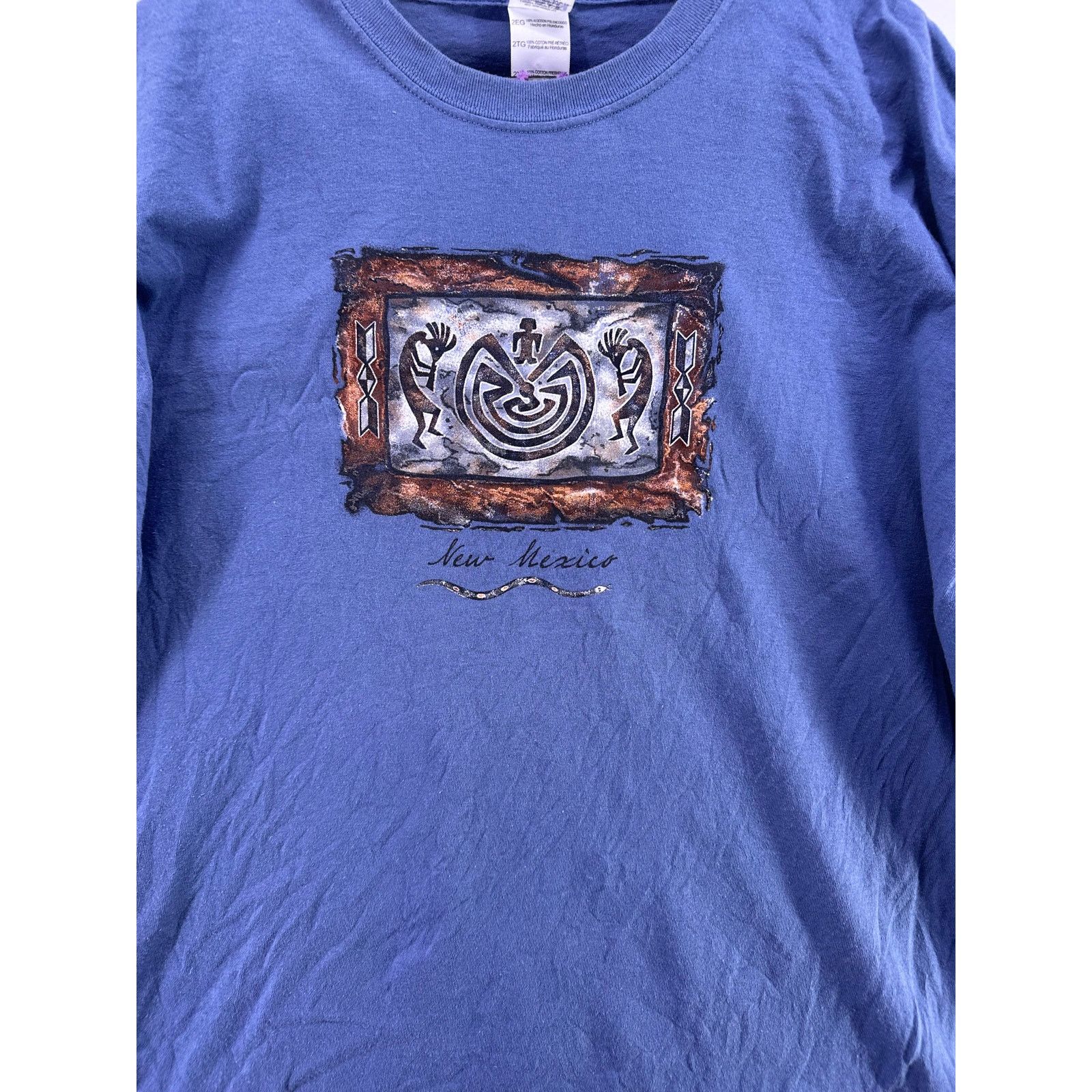 Gildan New Mexico The Legend Of The Kokopelli Print Size 2XL Size US XXL / EU 58 / 5 - 3 Thumbnail