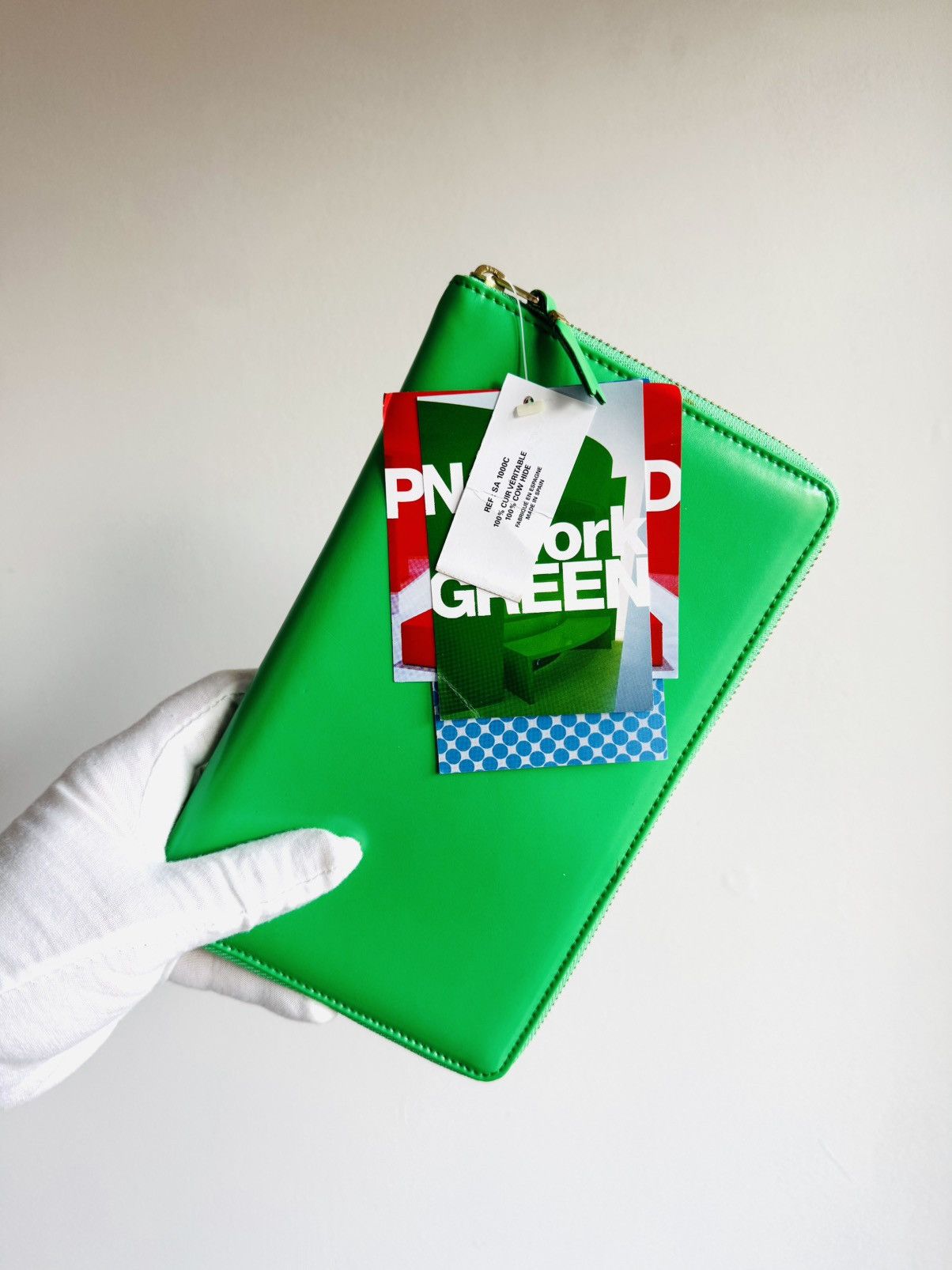 Comme des Garcons Comme Des Garcons wallet New York green large datebook case Size ONE SIZE - 2 Thumbnail