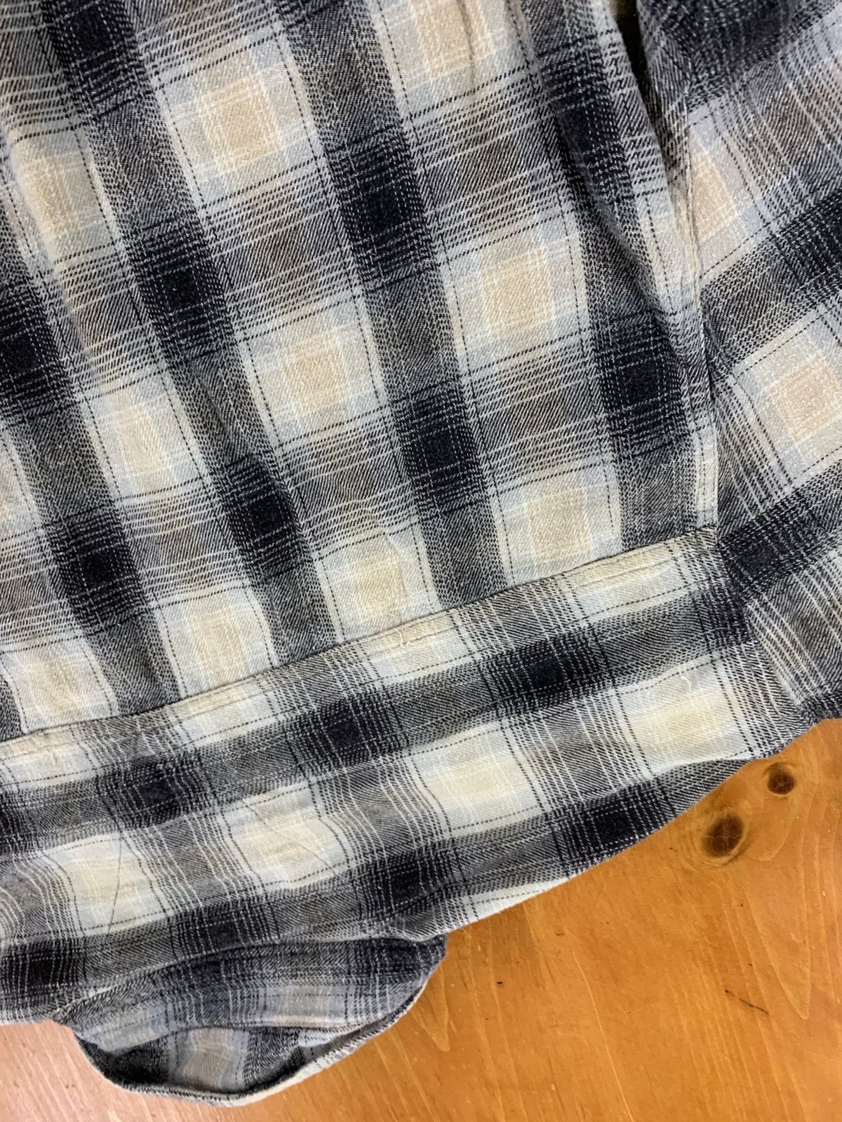 Vintage Vintage Flannel 1990s Shadow Plaid Flannel Size US XL / EU 56 / 4 - 1 Thumbnail