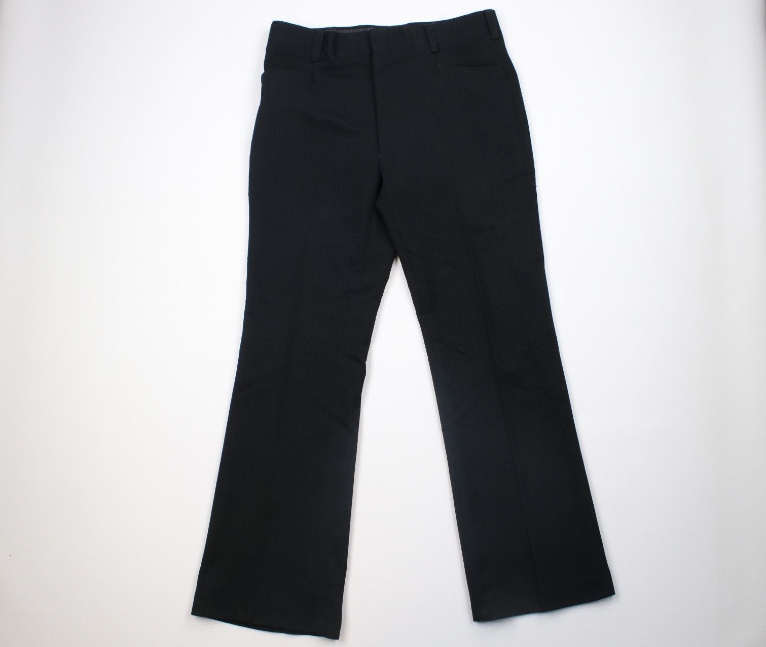 image of Vintage 70's Streetwear Bell Bottoms Chino Pants Black, Men's (Size 36)