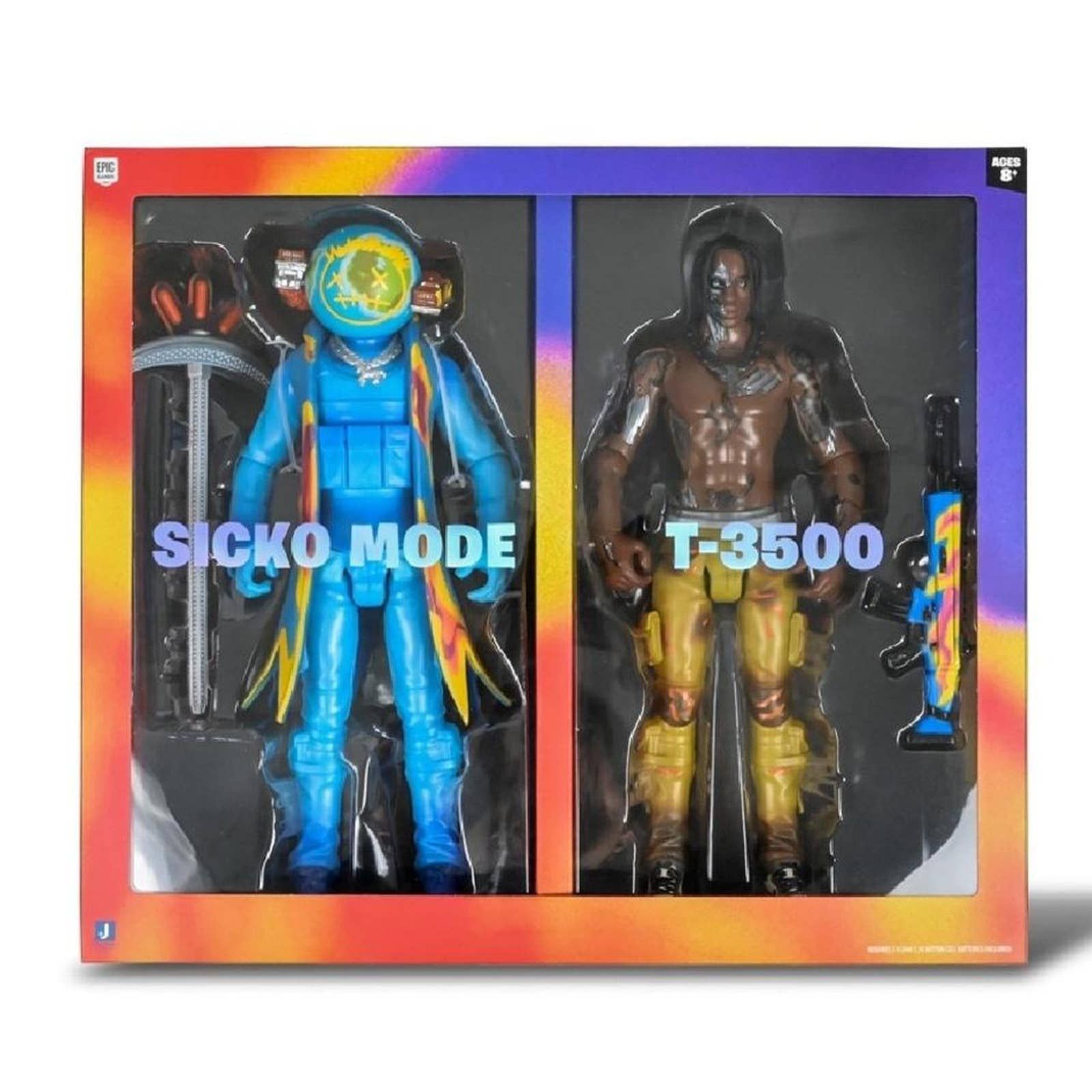 Travis Scott Cactus Jack Fortnite 12 Action Figure Duo Set - US