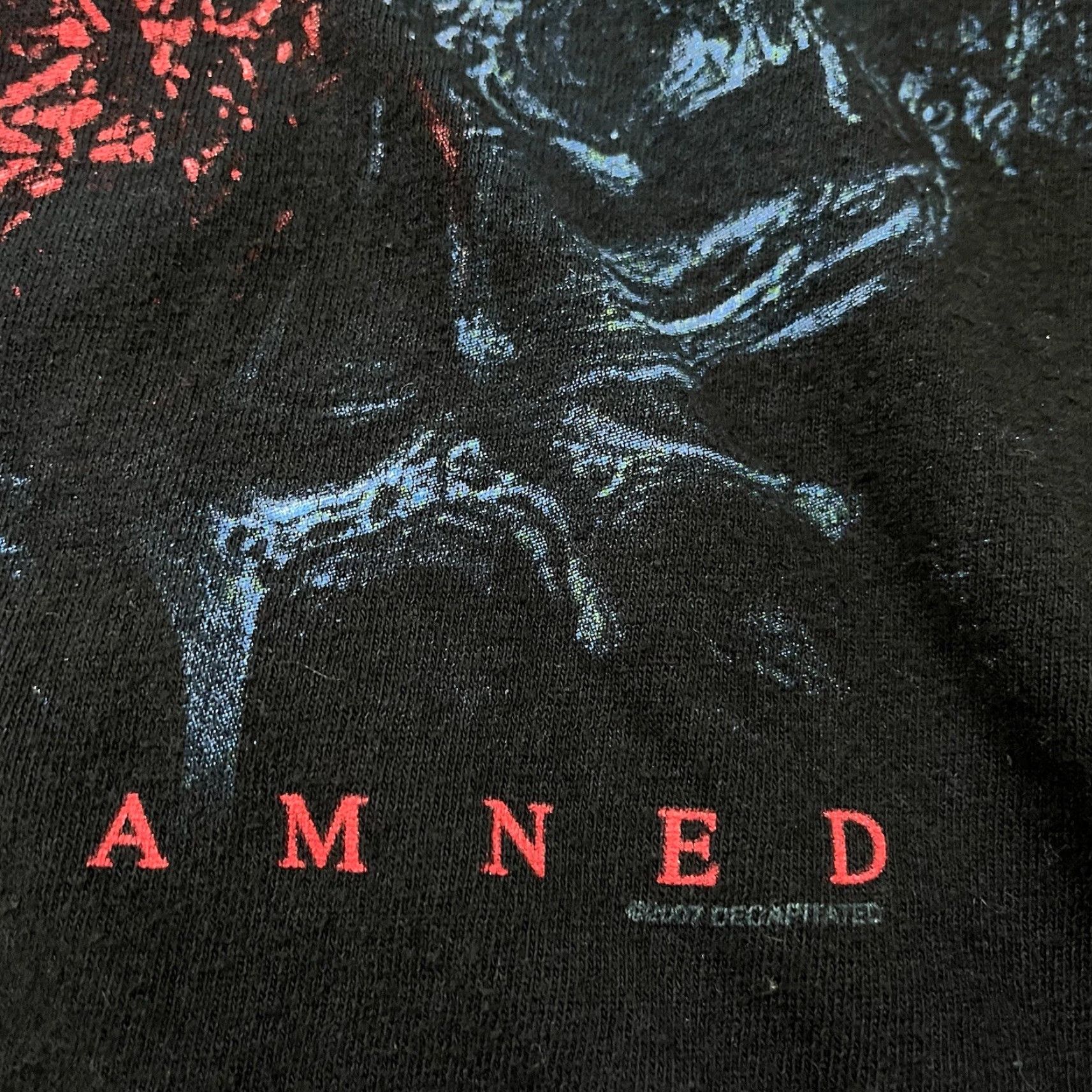 Anvil VINTAGE 2007 Decapitated T-Shirt The First Damned Death Metal Band Mens Medium Black Crew Neck Short Sleeve UNISEX Adults Graphic Print Size US M / EU 48-50 / 2 - 4 Thumbnail