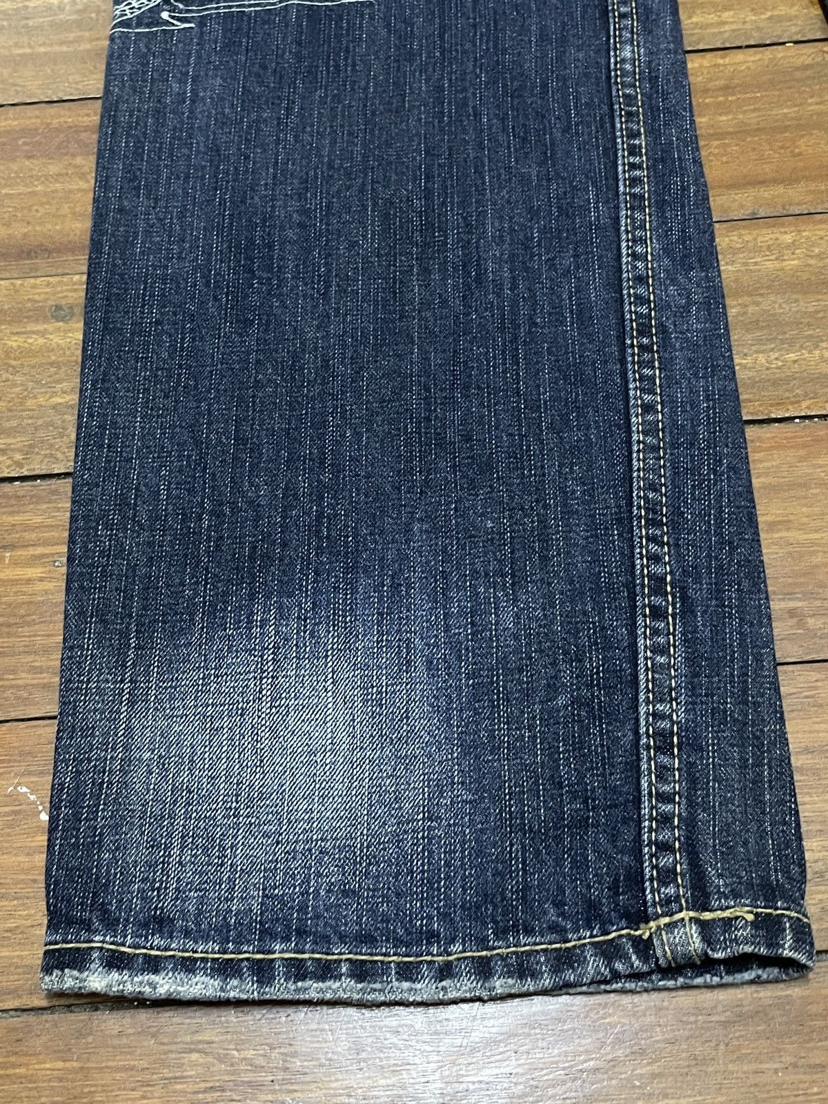 If Six Was Nine Very Rare Vintage Japanese Brand Dragon Sukajan Jeans 1990s Size US 29 - 7 Thumbnail