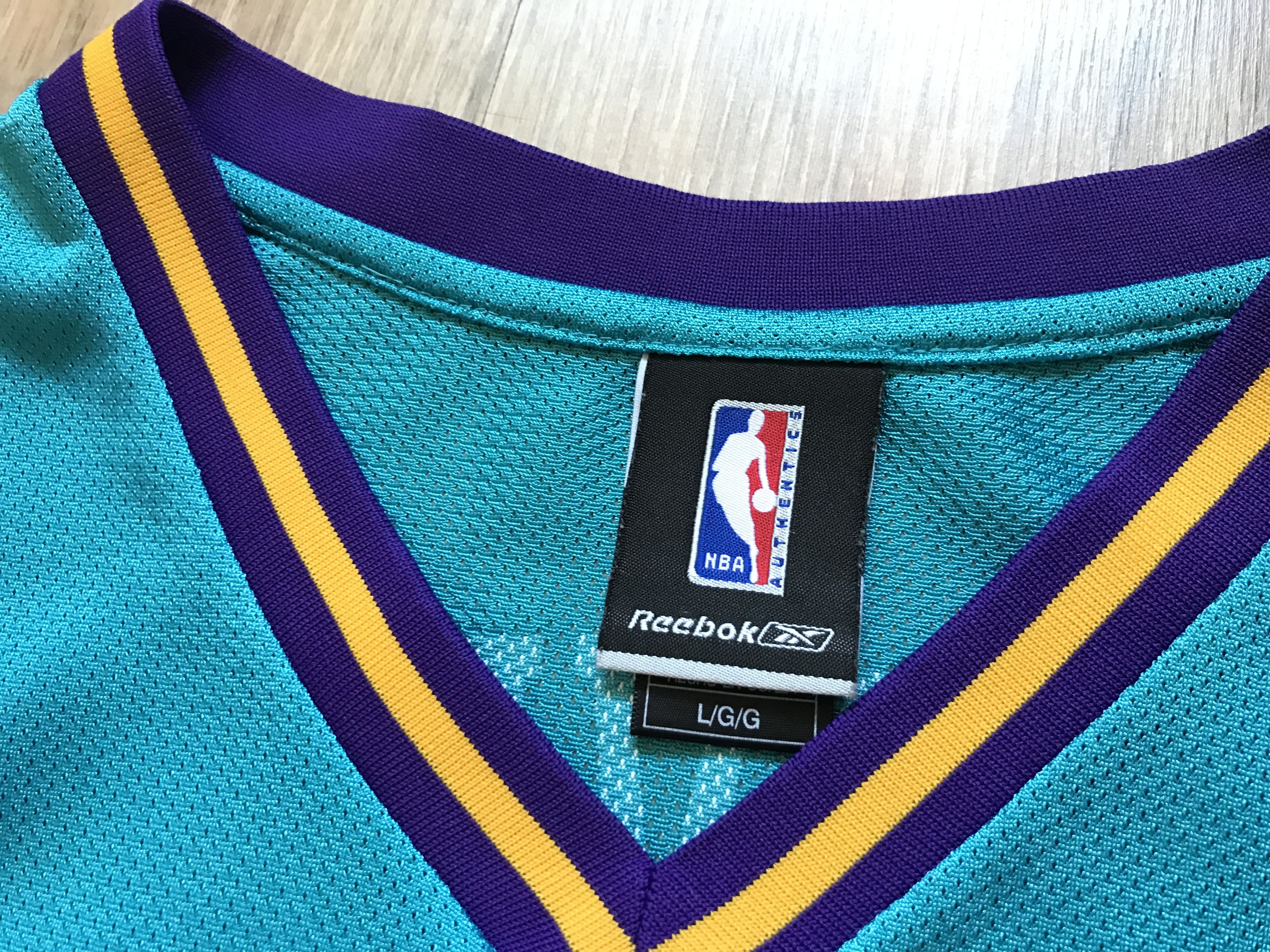 NBA × Reebok × Vintage Reebok Vintage New Orleans Hornets Baron Davis #1 Jersey Size US L / EU 52-54 / 3 - 4 Thumbnail