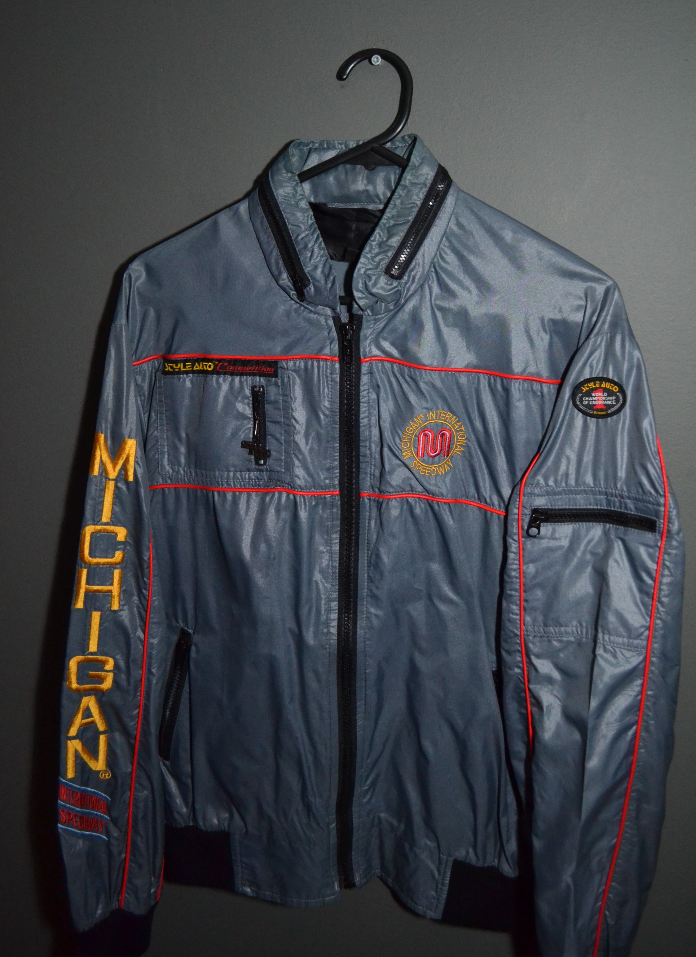 Vintage Style Auto Michigan International Speedway M Racing Jacket Size US M / EU 48-50 / 2 - 2 Thumbnail