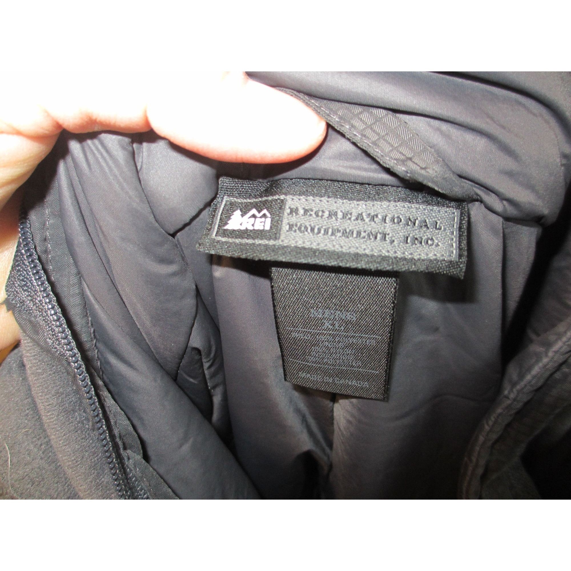Rei Mens REI XL Gray Insulated Hooded Jacket With Zip Pockets & Size US XL / EU 56 / 4 - 5 Thumbnail