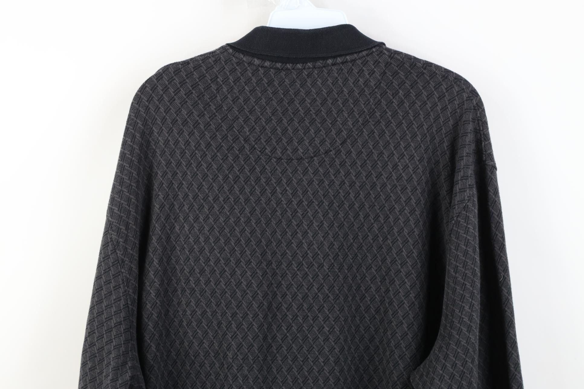 Vintage Vintage 90s Streetwear Knit Pullover Long Sleeve Rugby Polo Size US XL / EU 56 / 4 - 11 Thumbnail