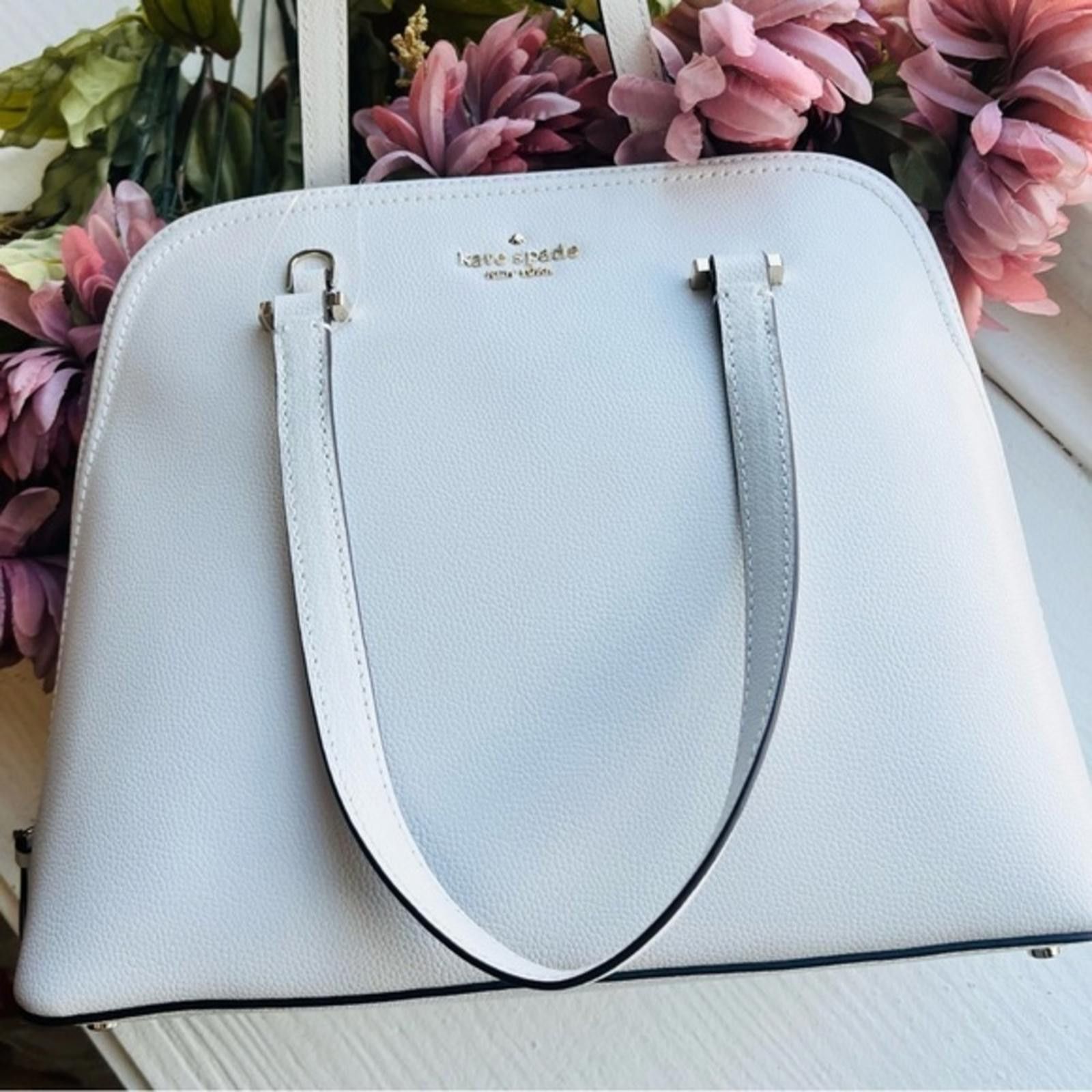 Designer × Kate Spade Kate Spade White Satchel NWT Size ONE SIZE - 4 Thumbnail