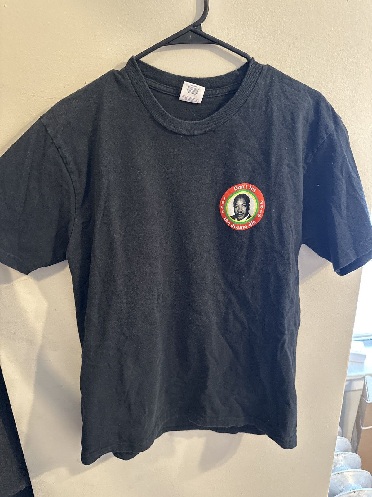 Supreme Martin Luther King Jr. Supreme Tee Black Size US M / EU 48-50 / 2 - 2 Thumbnail